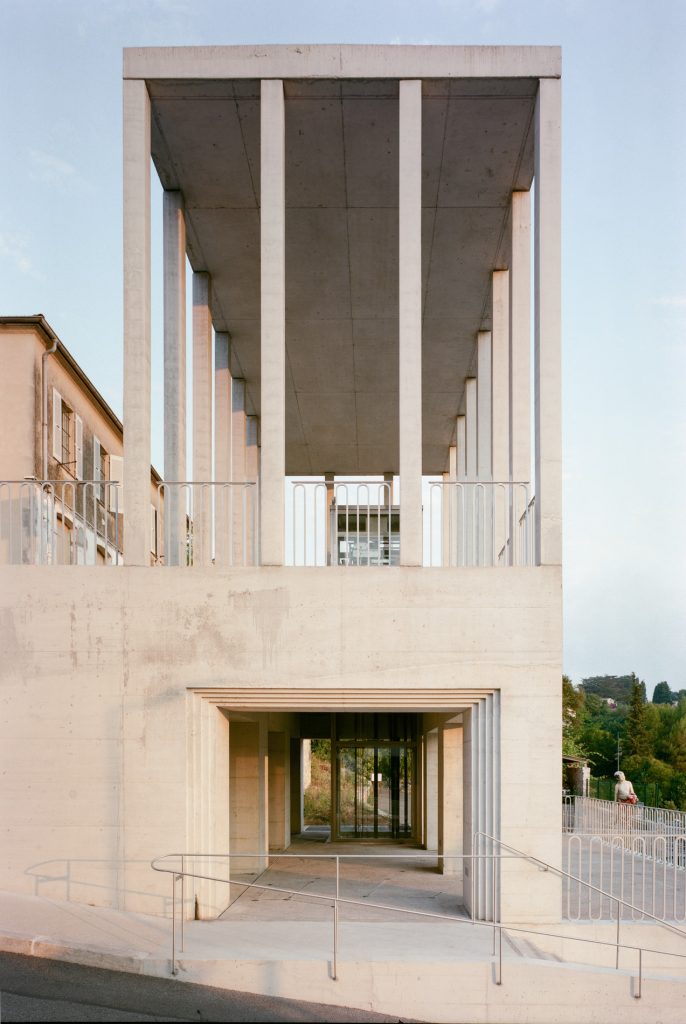 Biot Municipal Building Extension by Atelier EGR in Biot, France. Photo by Giaime Meloni.