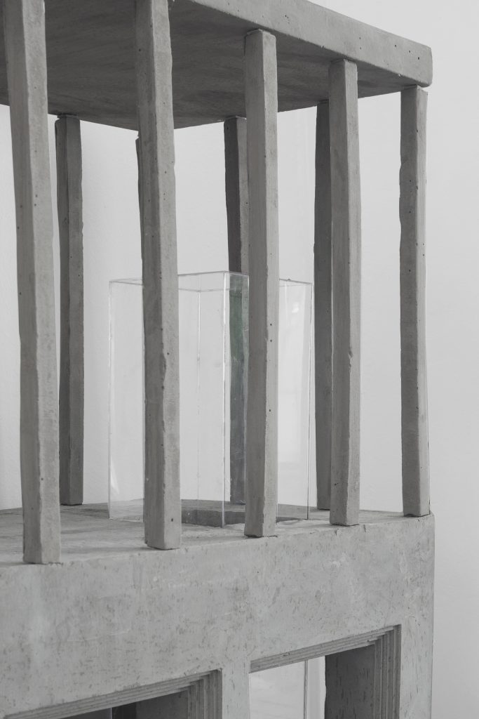 Architectural model of the Biot Municipal Building Extension by Atelier EGR. Photo by Giaime Meloni.