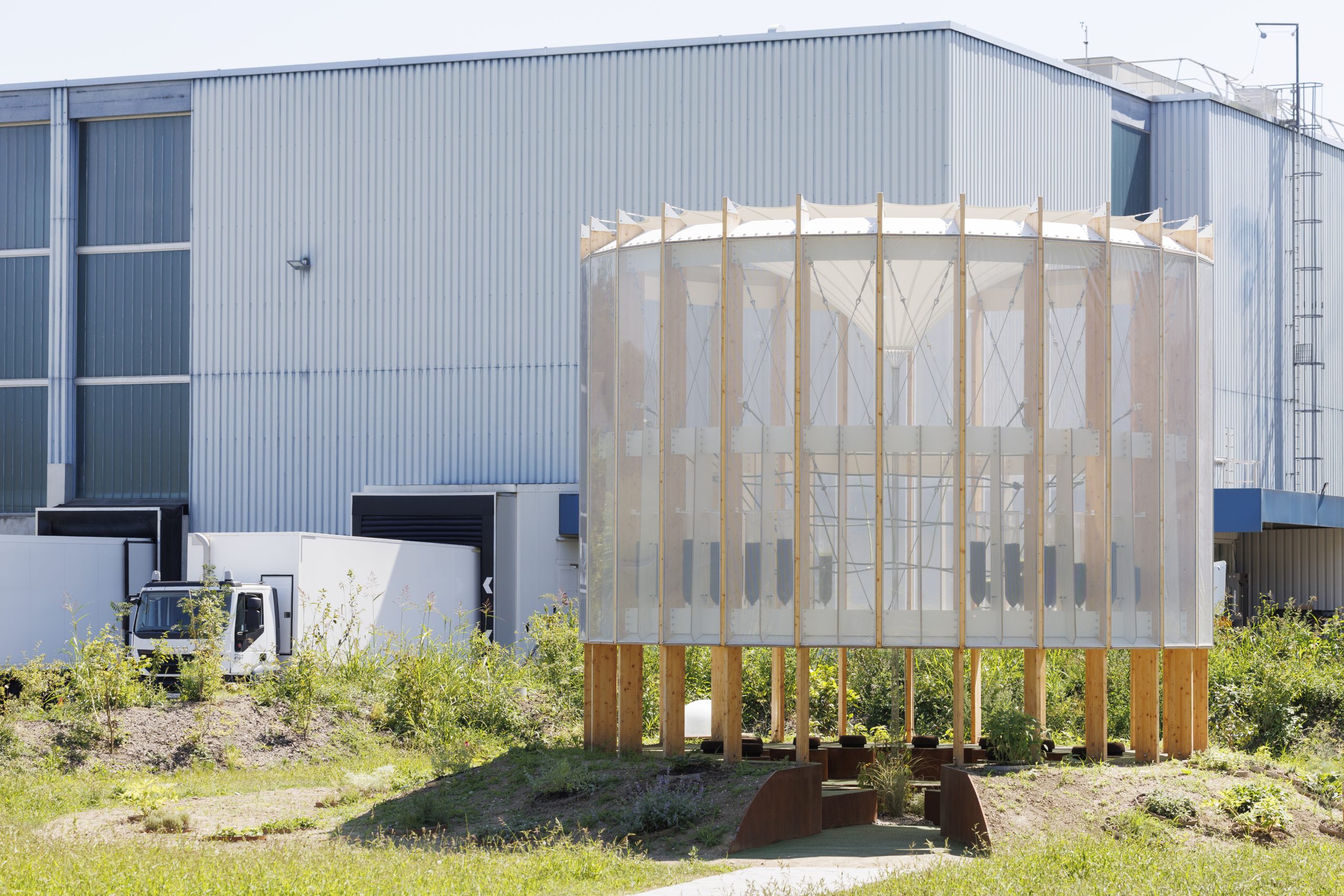 ecoLogicStudio cultivates an algae-powered restorative garden in Nyon