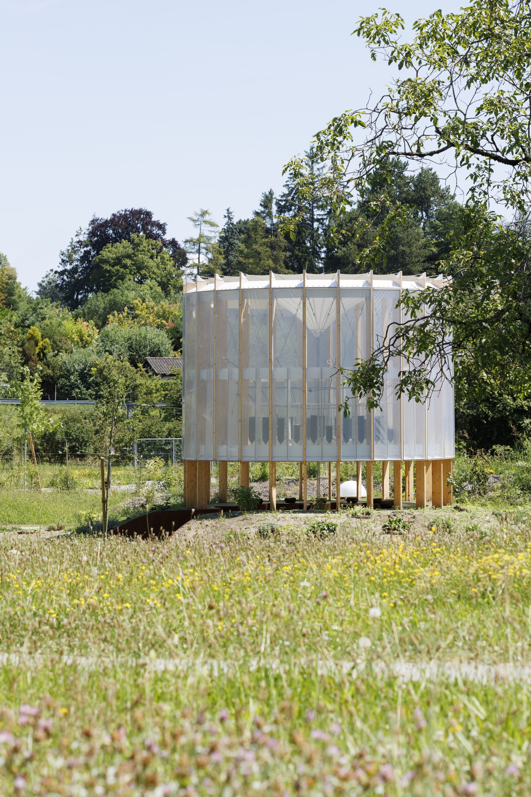 AirBubble restorative space by ecoLogicStudio. Photo by Pepe Fotografia.