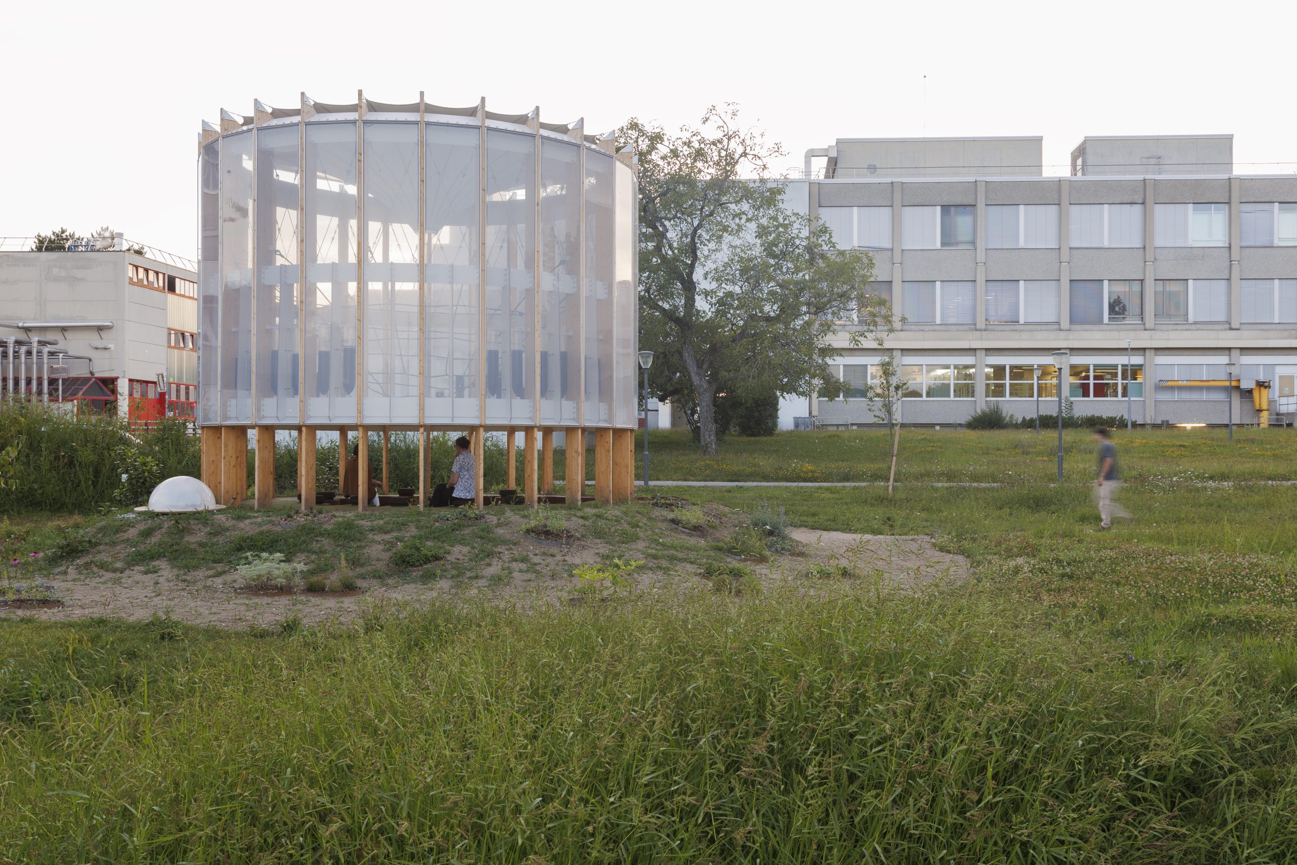AirBubble restorative space by ecoLogicStudio. Photo by Pepe Fotografia.
