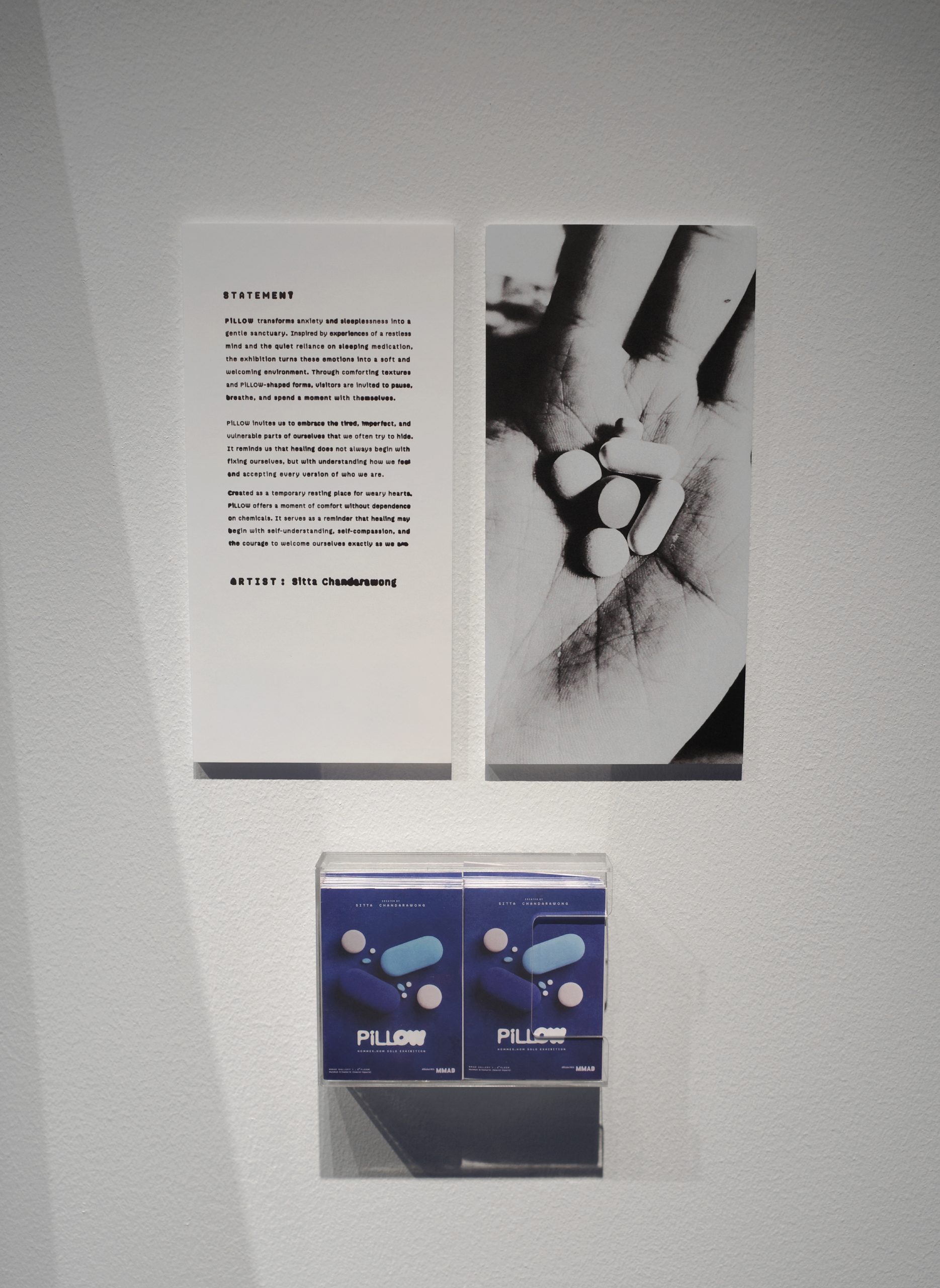 PiLLOW exhibition by HOMMES.HOM.