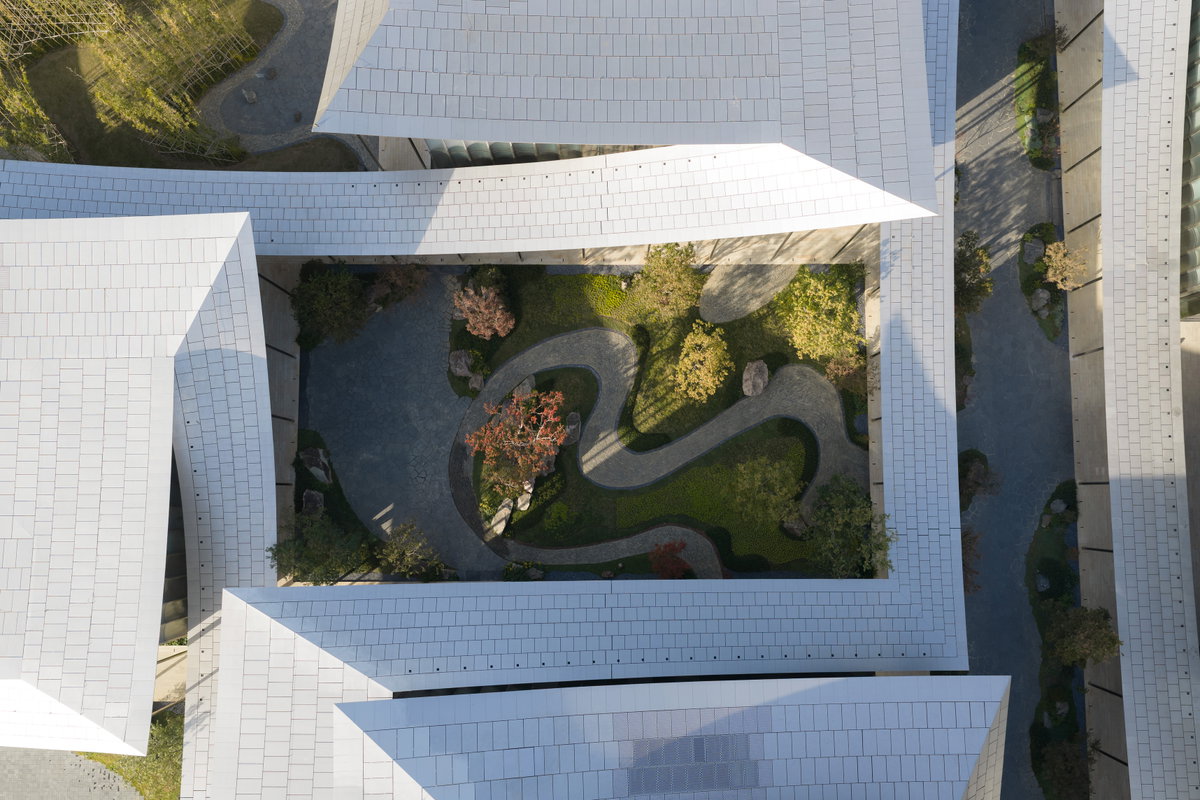 Suzhou Museum of Contemporary Art pavilions and landscaped garden