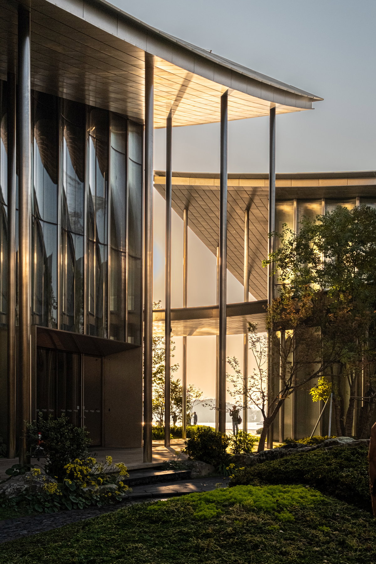 Gallery and circulation space at Suzhou Museum of Contemporary Art
