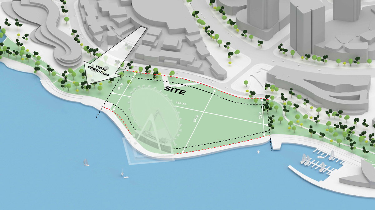 Site parameters diagram for Suzhou Museum of Contemporary Art