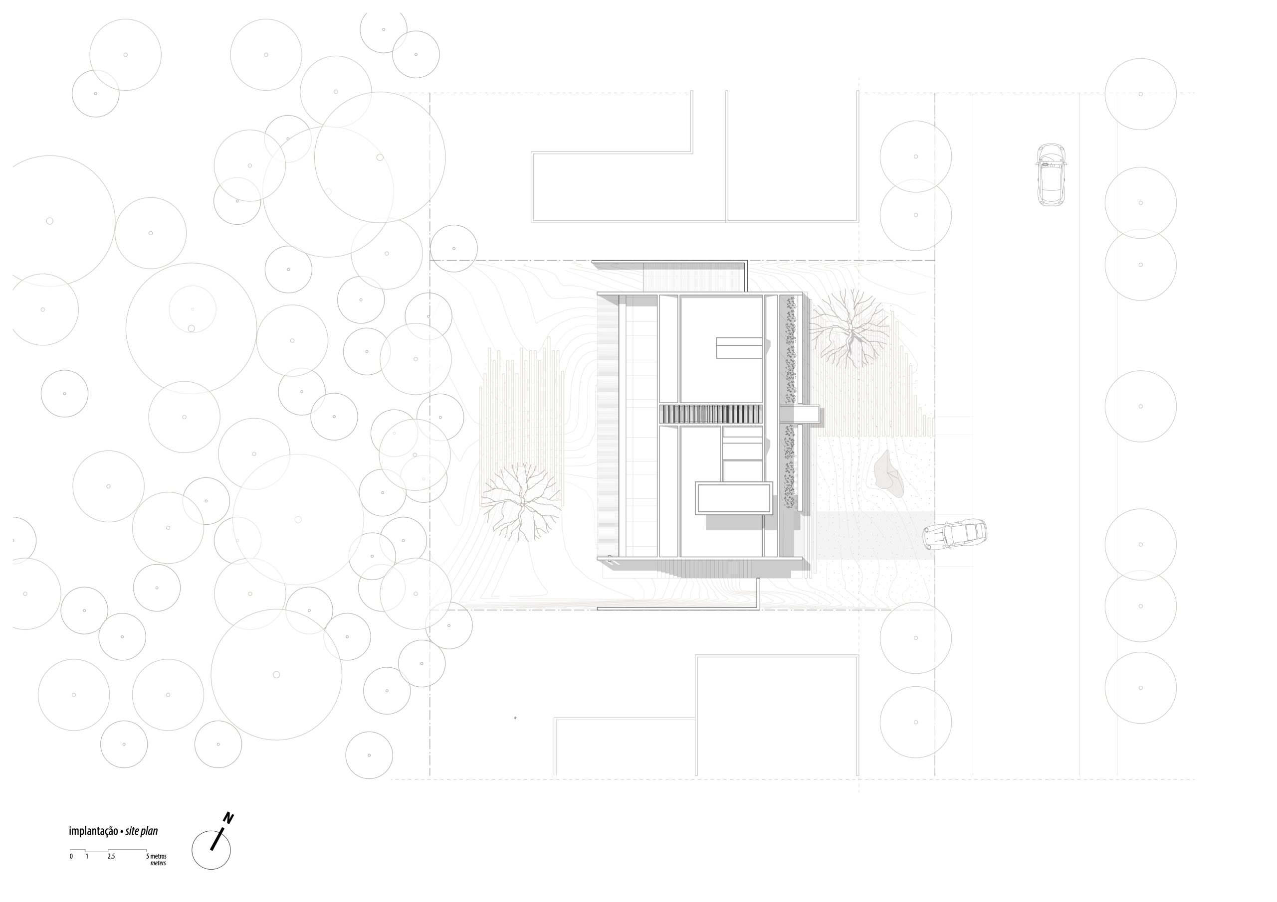 Casa Lucy in the Sky with Diamonds architectural drawing by YVA Arquitetura