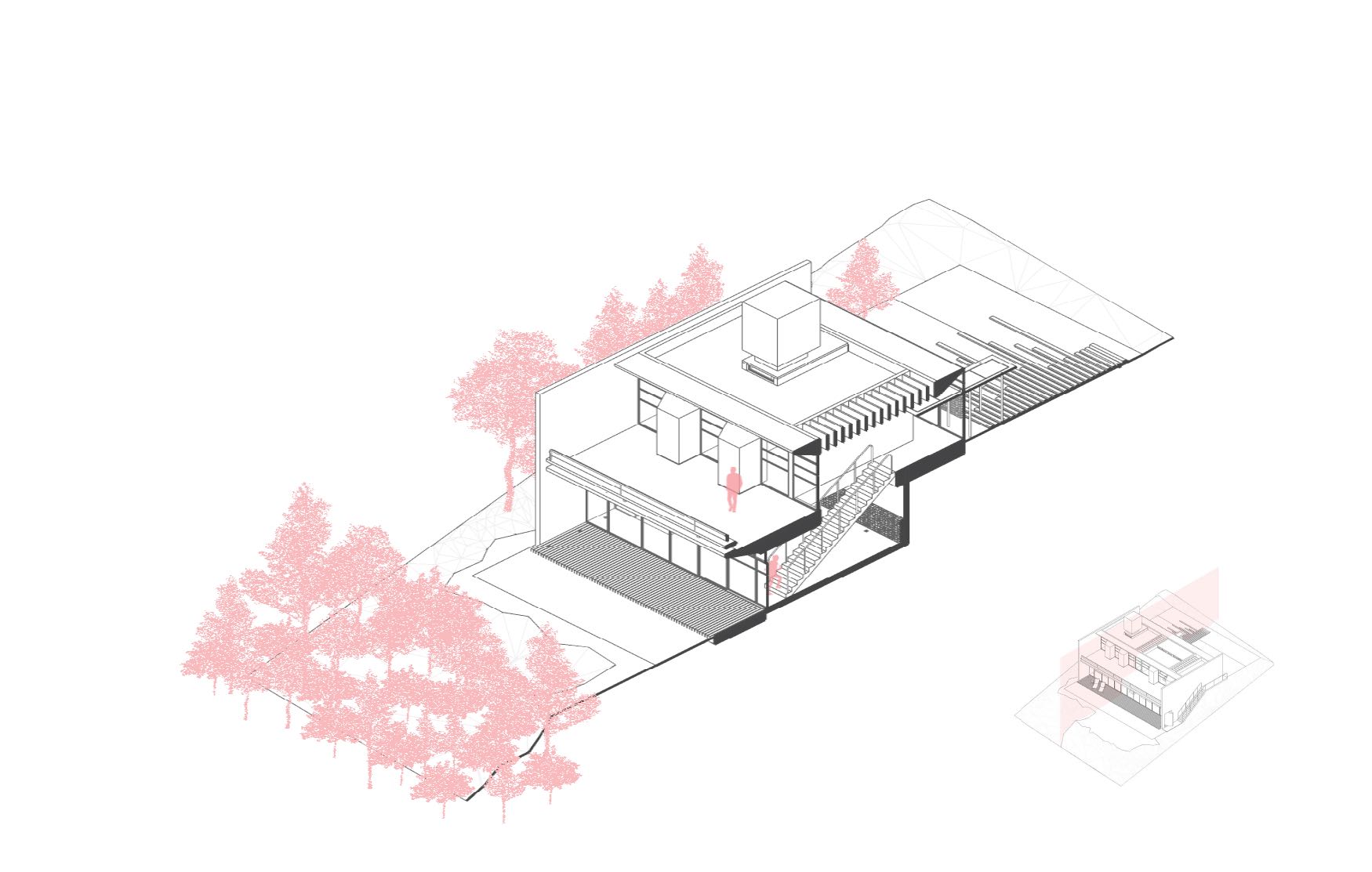Casa Lucy in the Sky with Diamonds architectural drawing by YVA Arquitetura