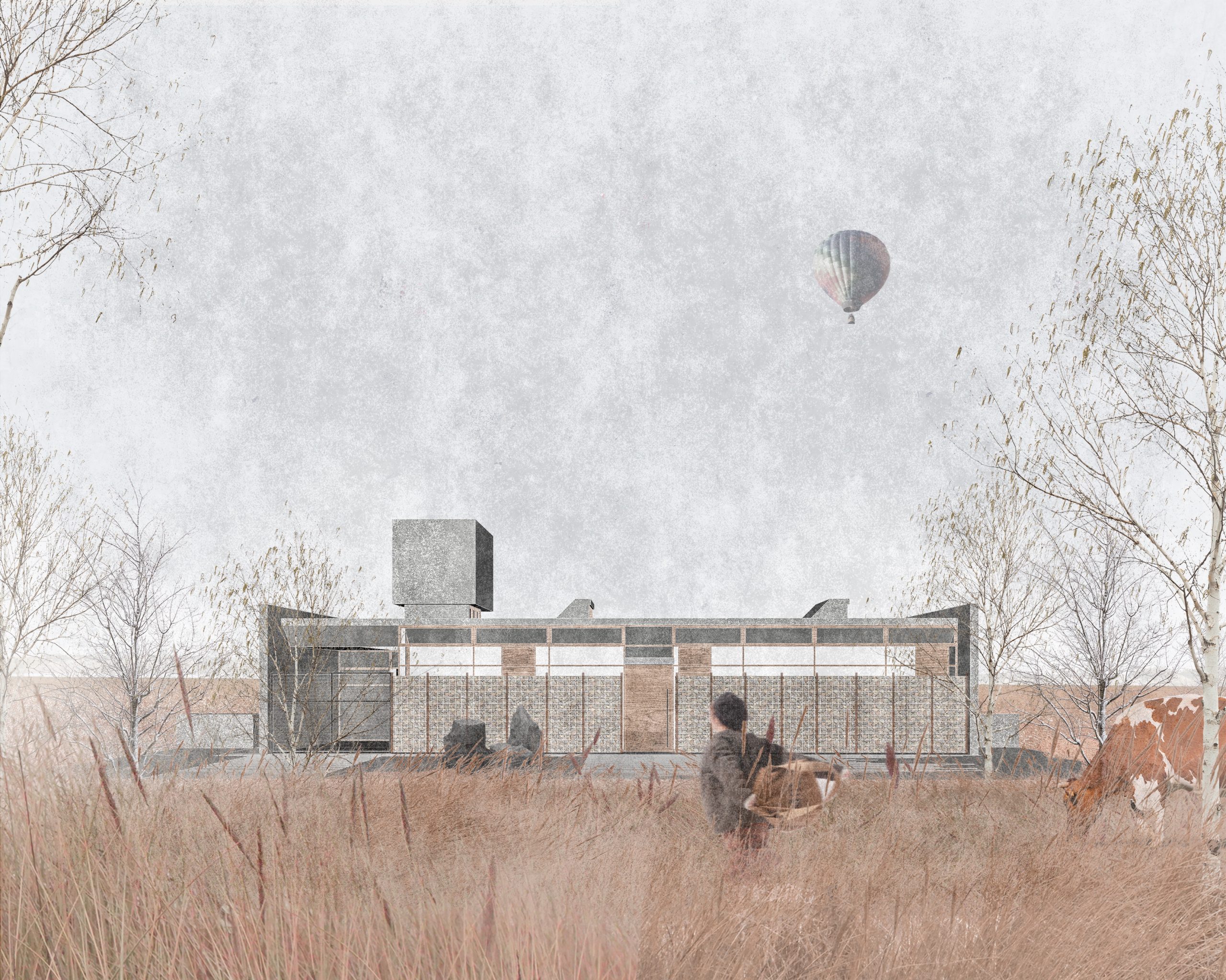 Casa Lucy in the Sky with Diamonds architectural drawing by YVA Arquitetura