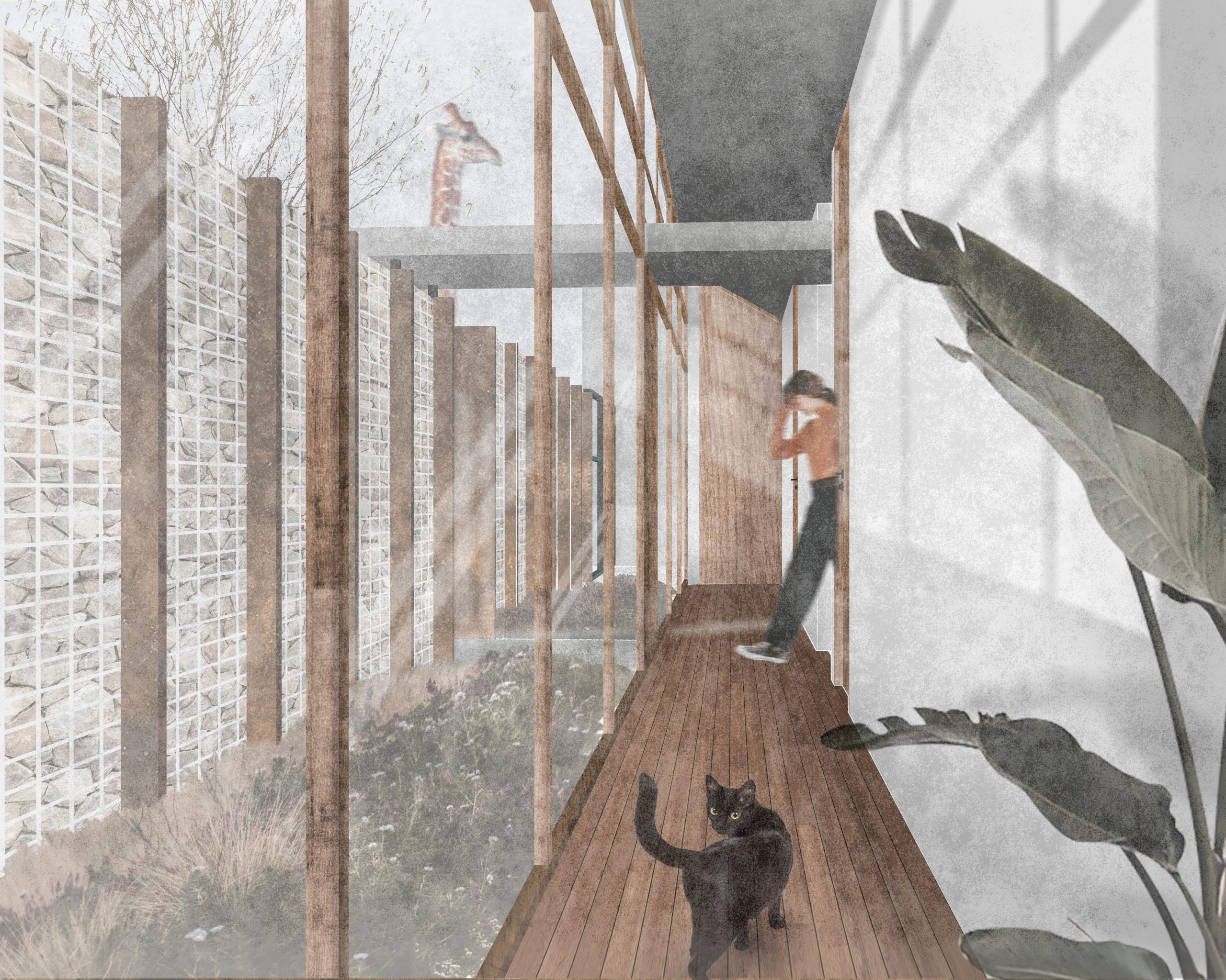 Casa Lucy in the Sky with Diamonds architectural drawing by YVA Arquitetura