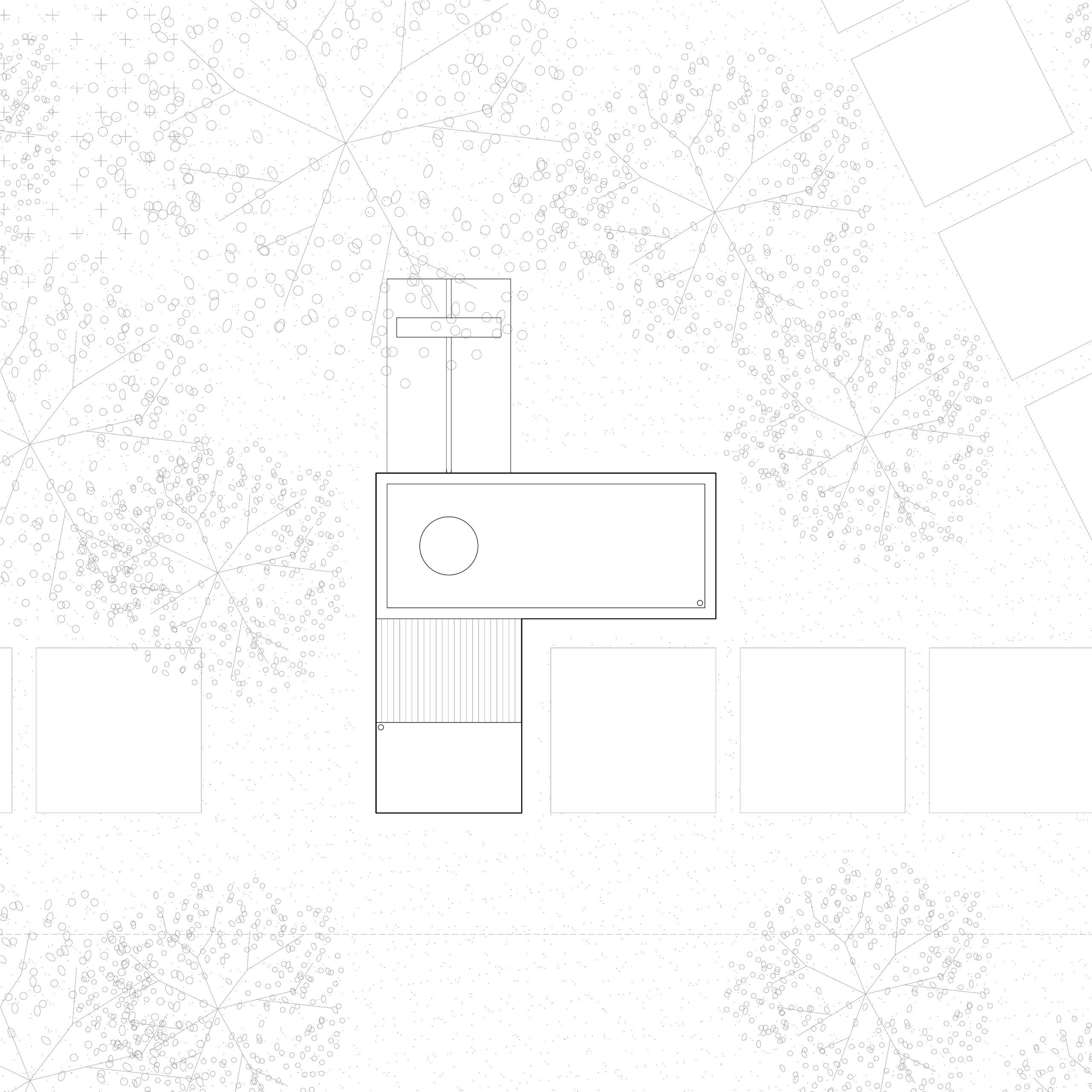 San Jeronimo Chapel architectural drawing by Esteras Perrote