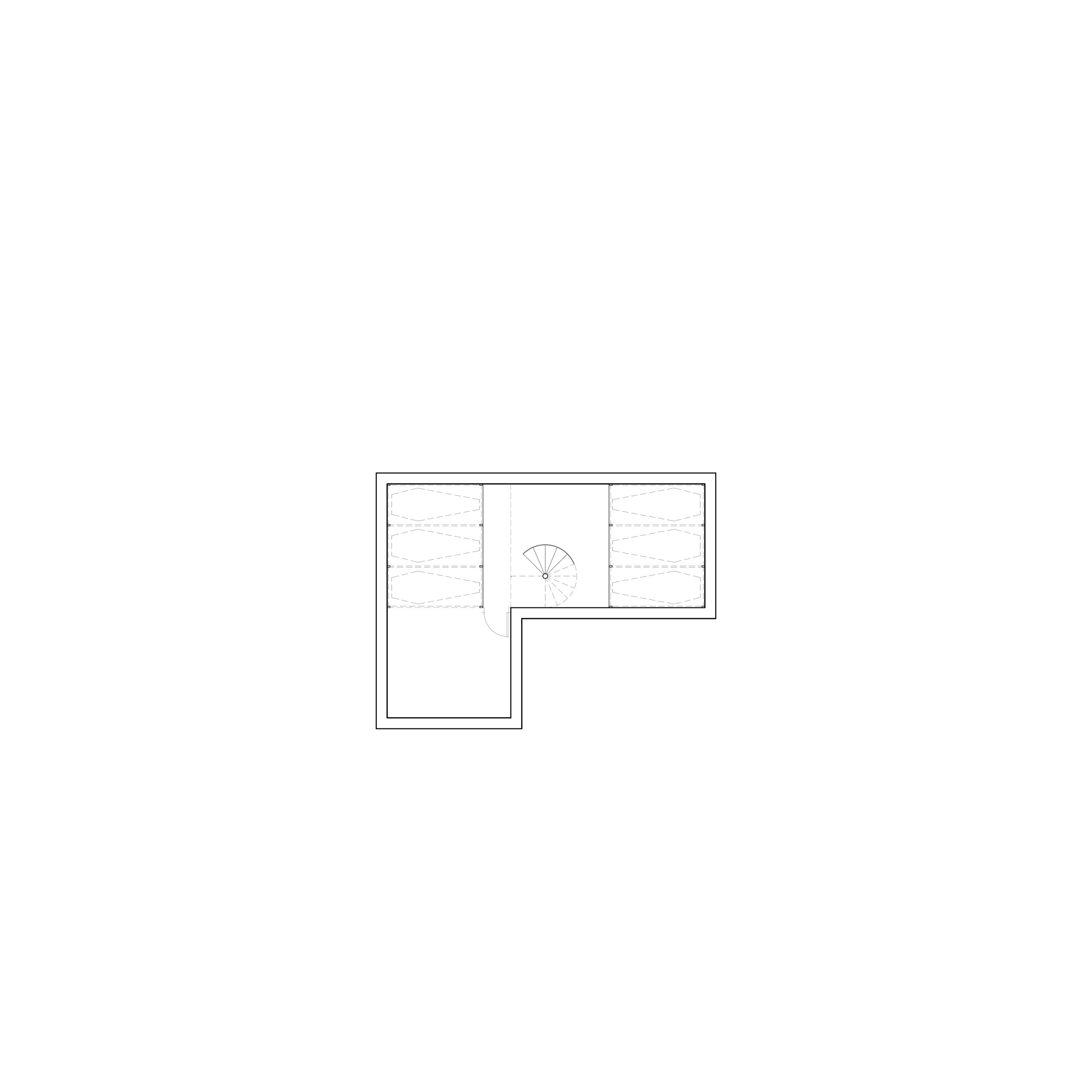 San Jeronimo Chapel architectural drawing by Esteras Perrote