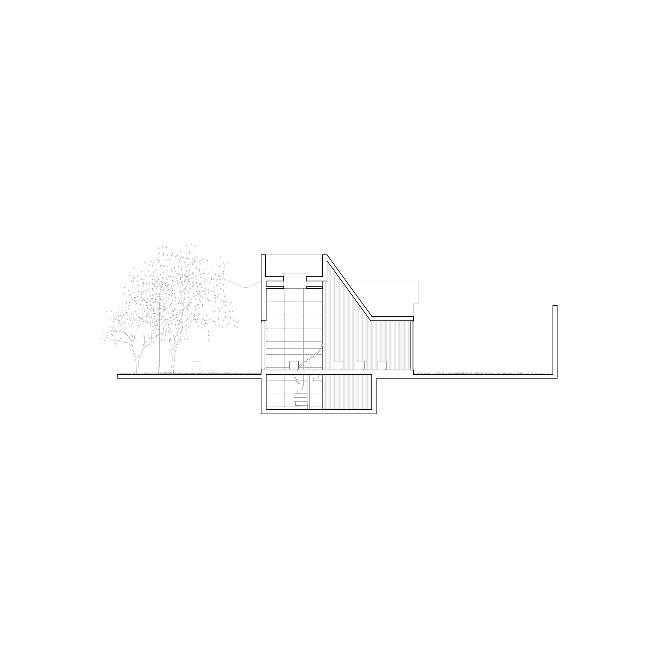 San Jeronimo Chapel architectural drawing by Esteras Perrote