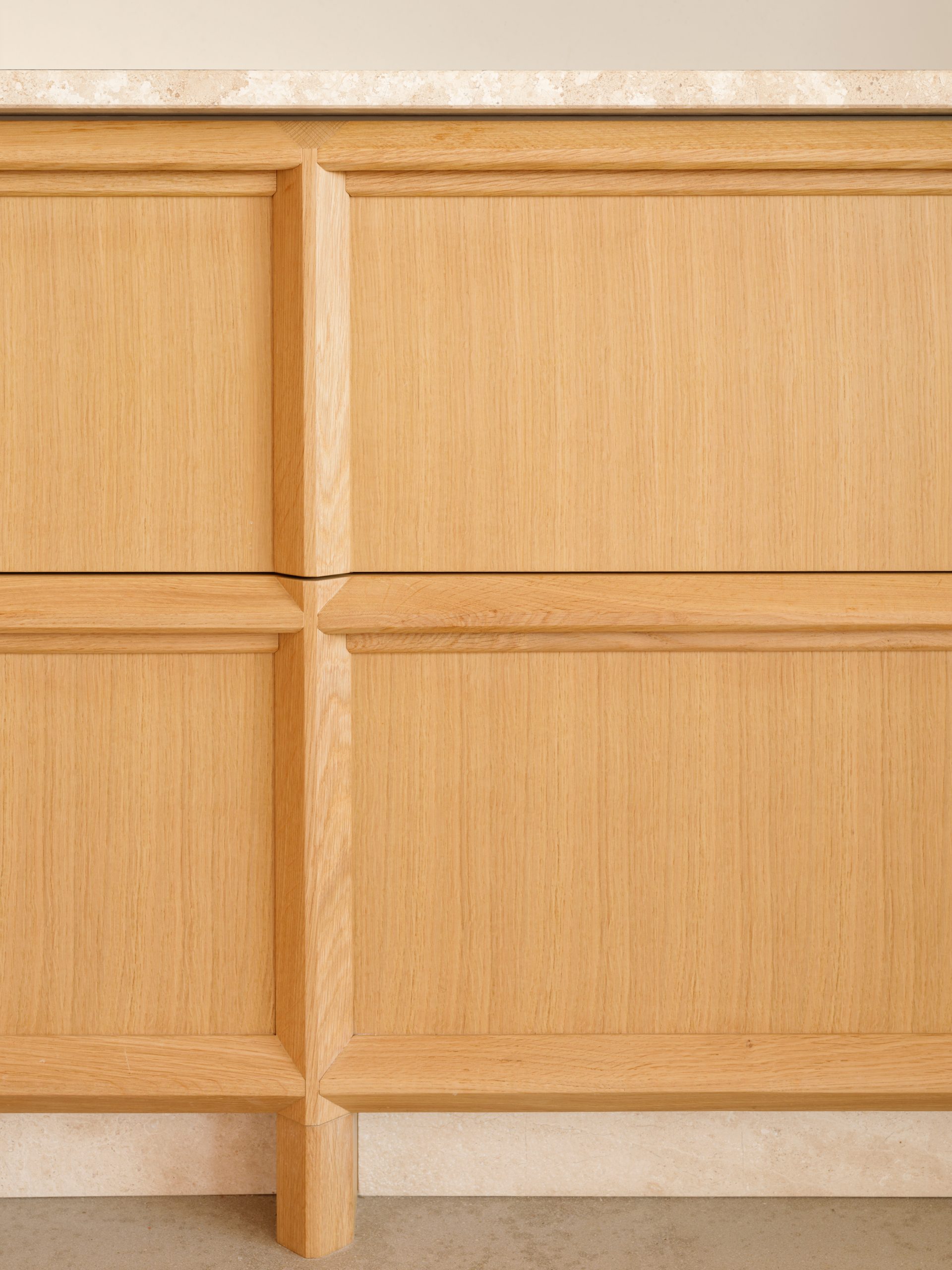 Detail of the renovated apartment in Costa Smeralda