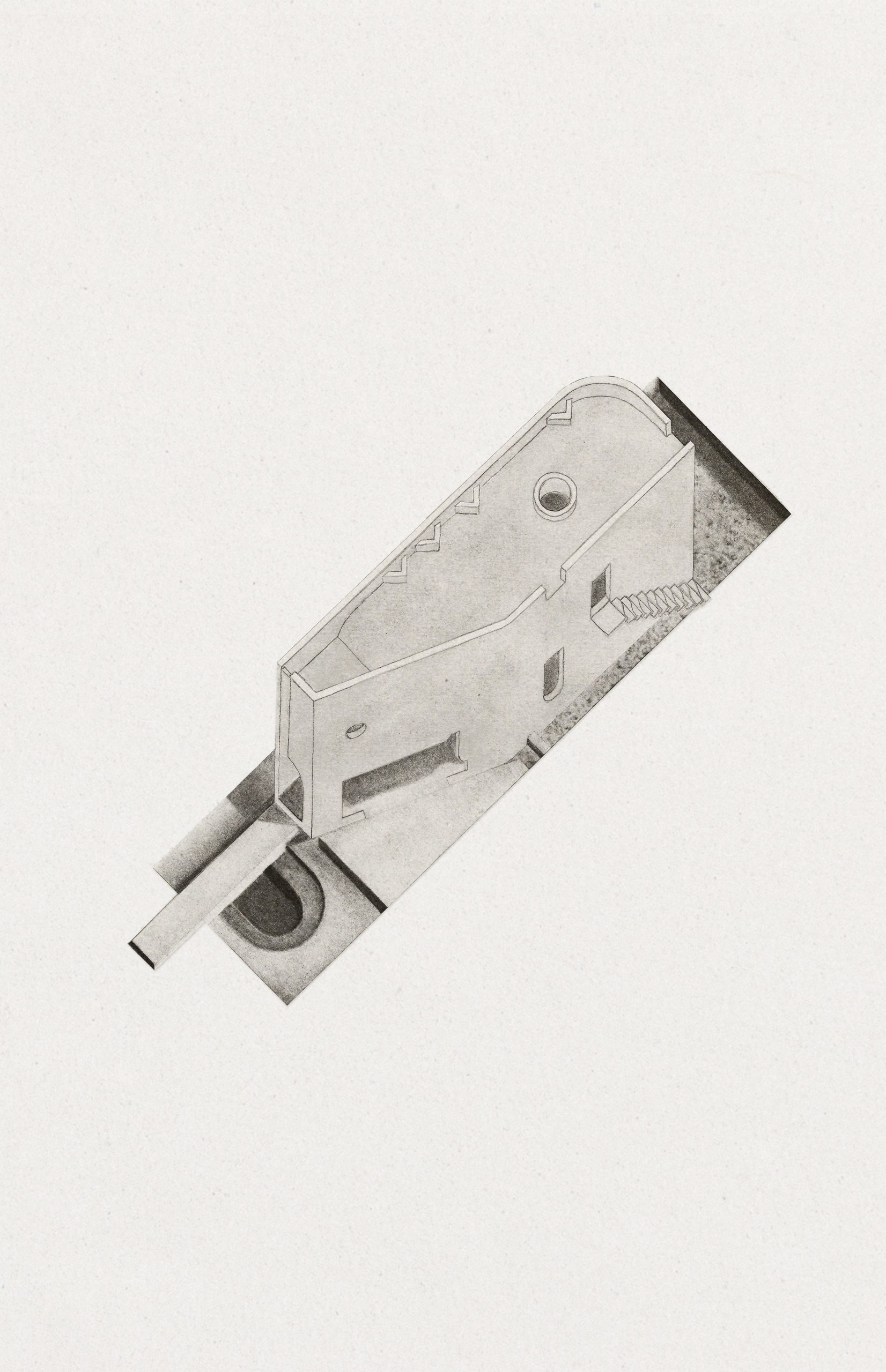 Axonometric drawing of Casa Ínsula