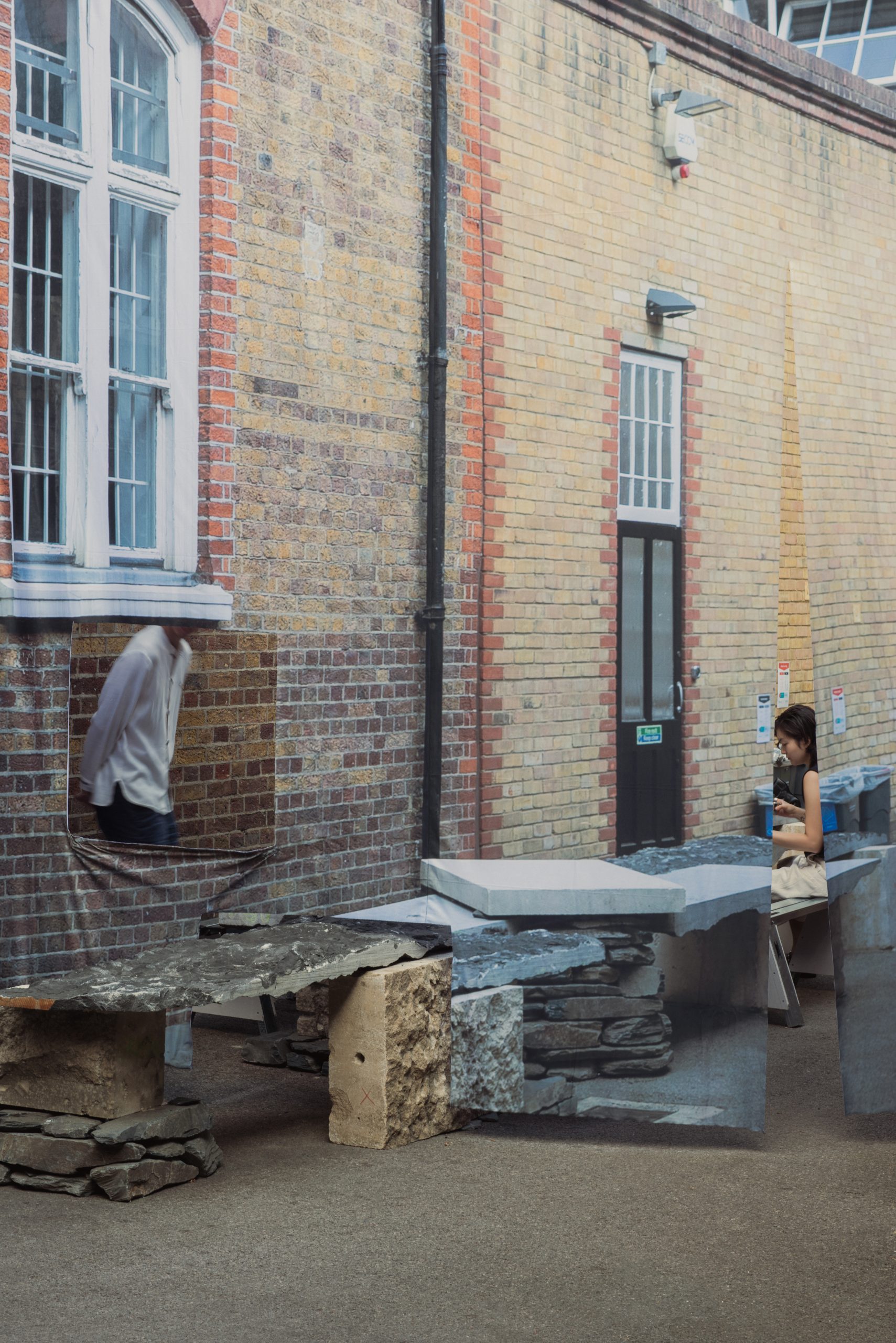 Phantom Tea Room courtyard installation by Of Architecture