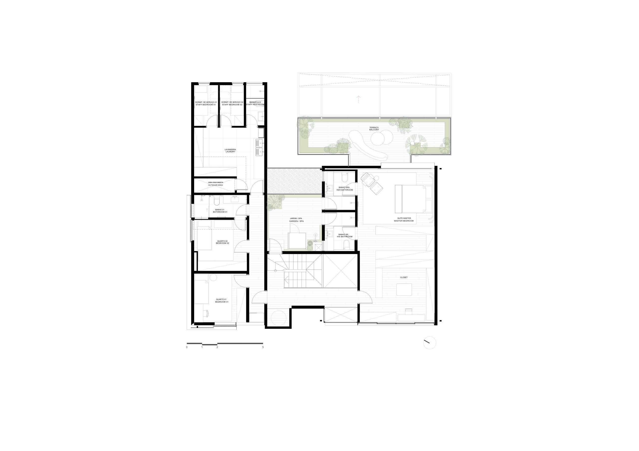 First-floor plan of MAS House