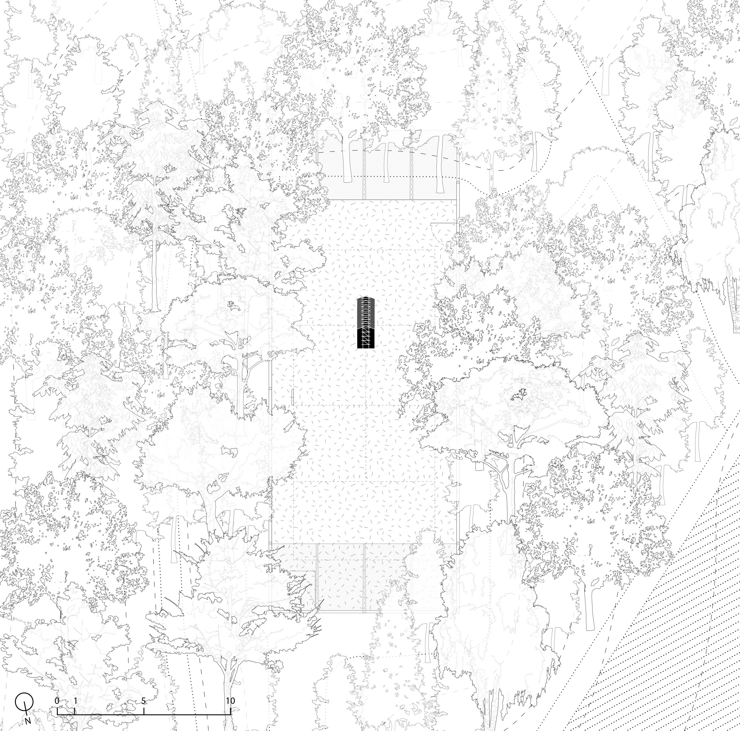 HUT-SPOT site plan.
