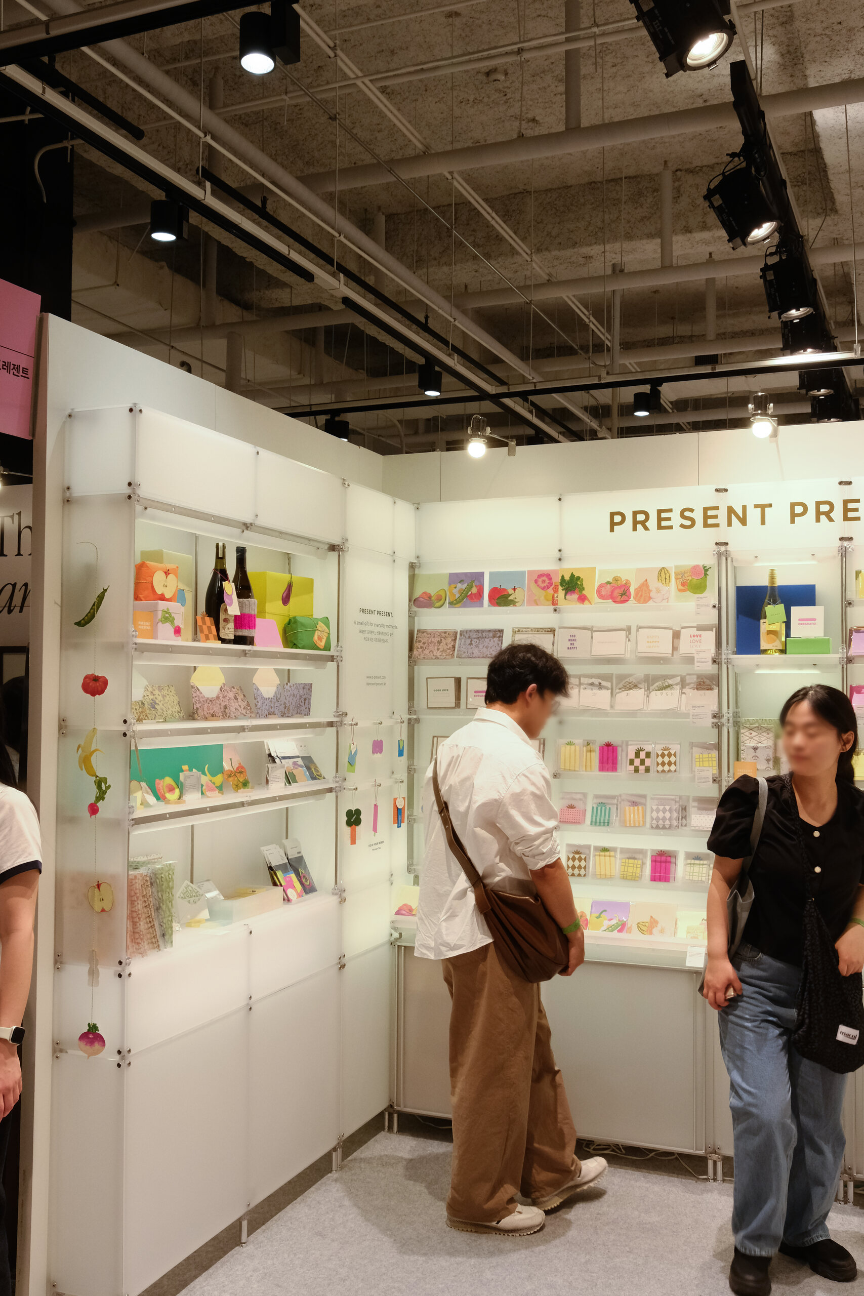 PRESENT PRESENT booth viewed from the aisle at INVENTARIO 2026