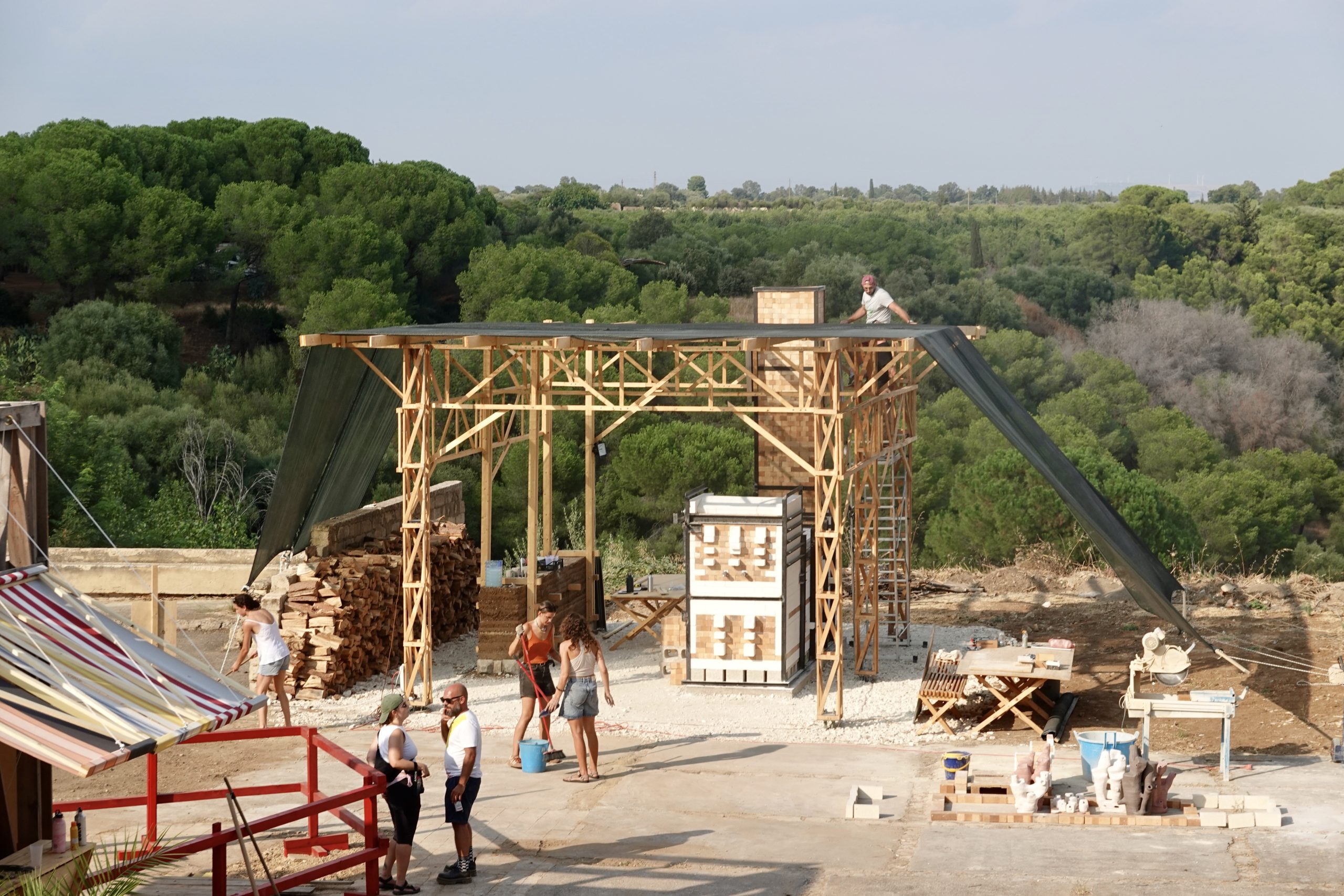 Hybrid Train Kiln at Bosco Colto