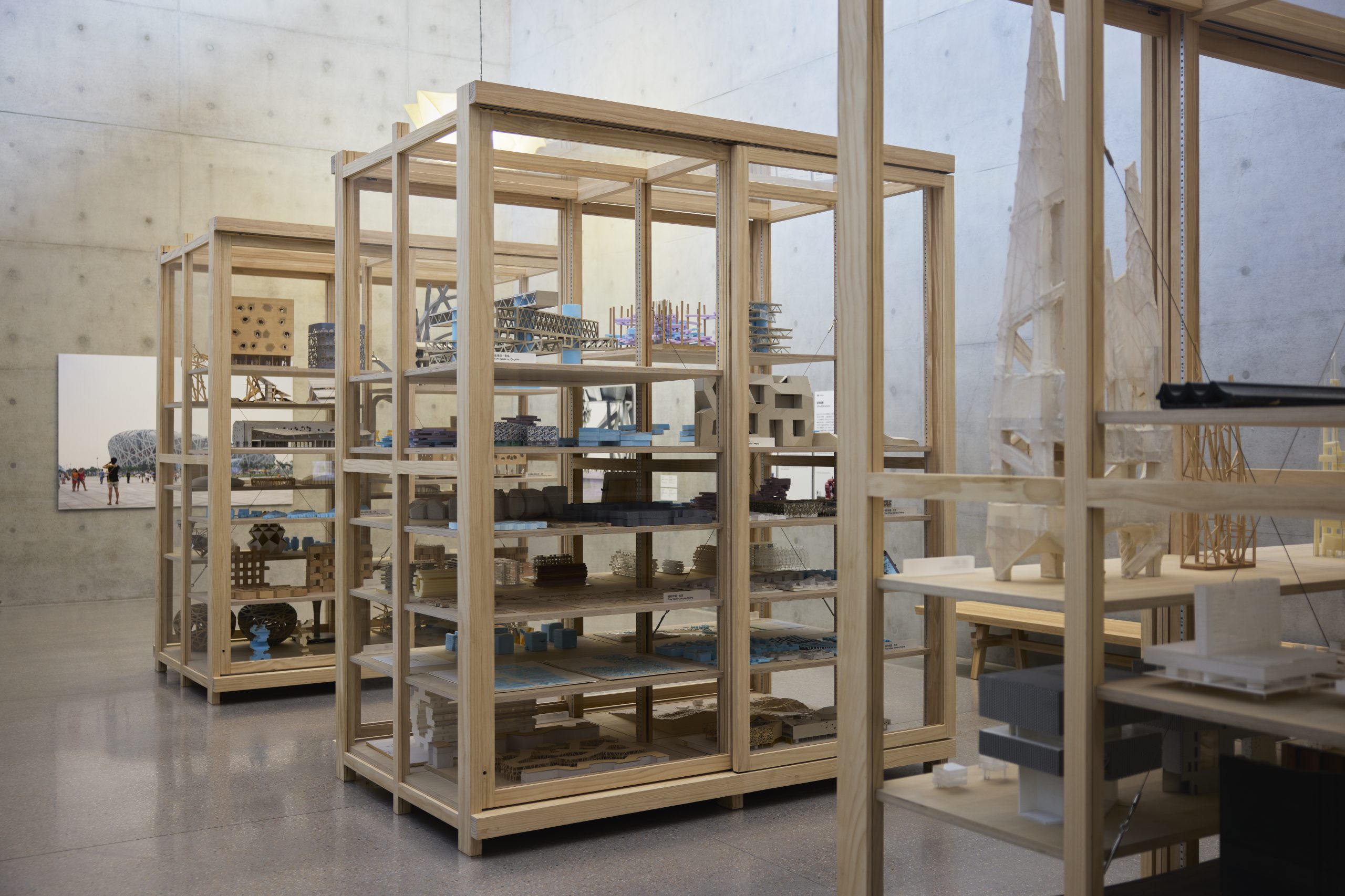 Installation view of Herzog & de Meuron: In Focus at M+; photo by Wilson Lam