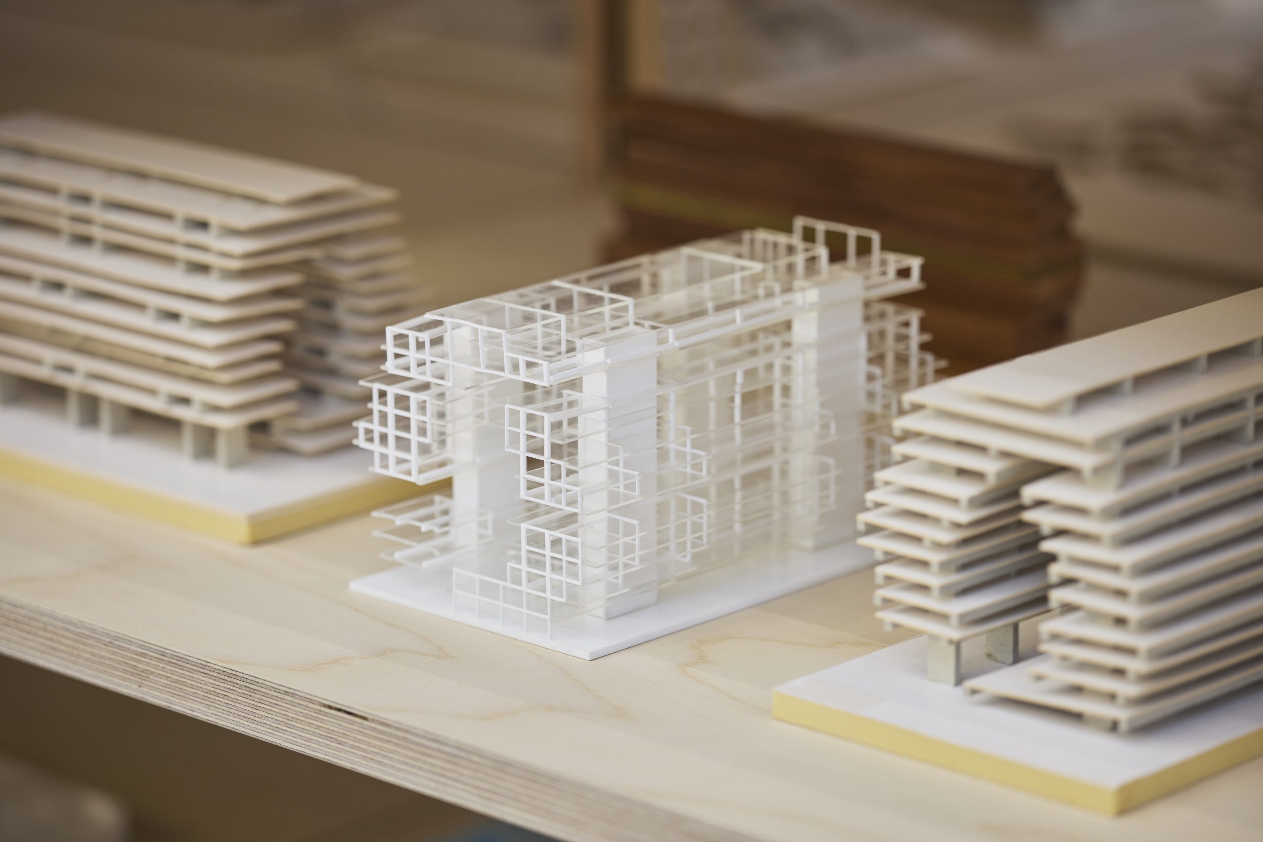 Installation view of Herzog & de Meuron: In Focus; photo by Wilson Lam
