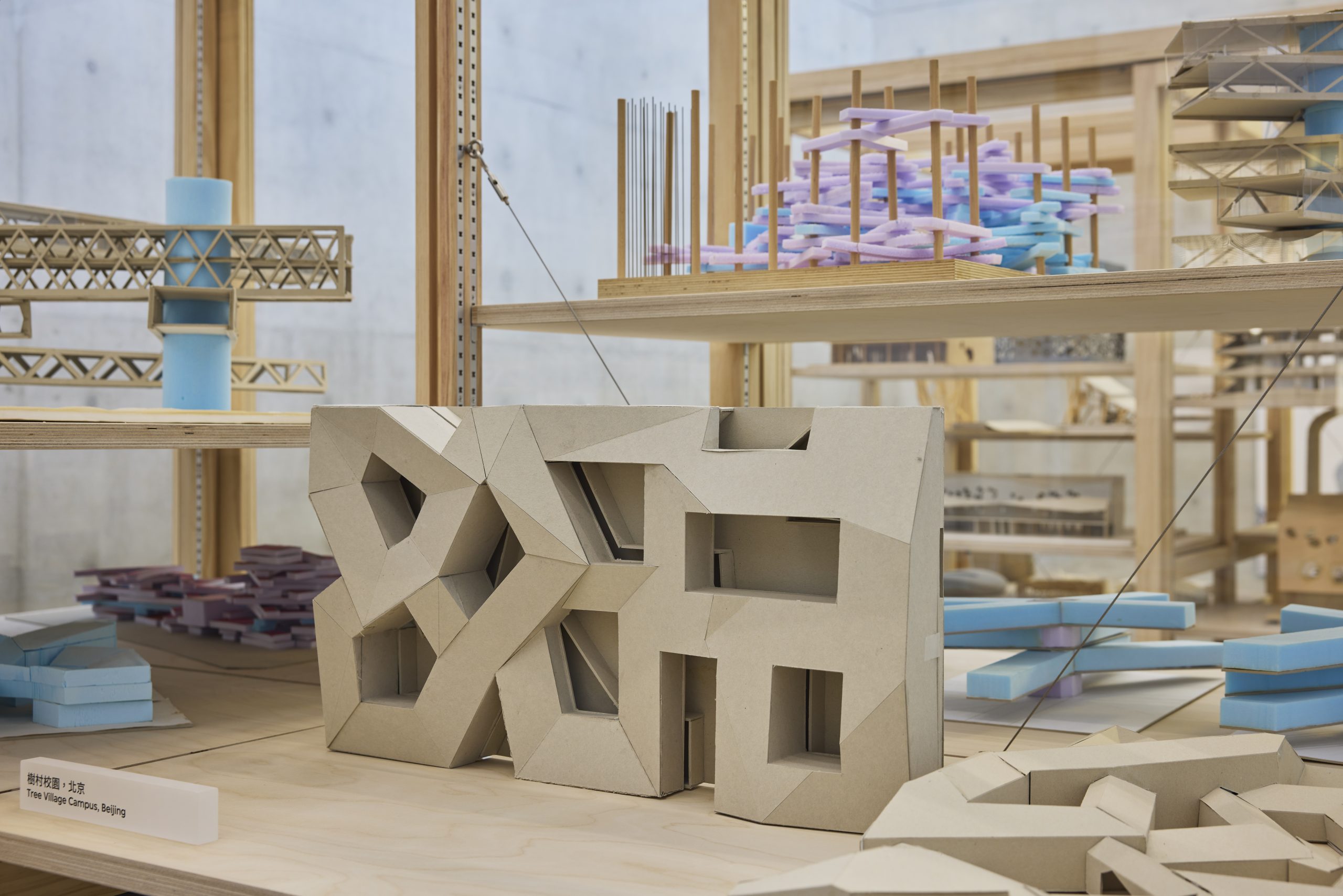 Installation view of Herzog & de Meuron: In Focus at M+; photo by Wilson Lam