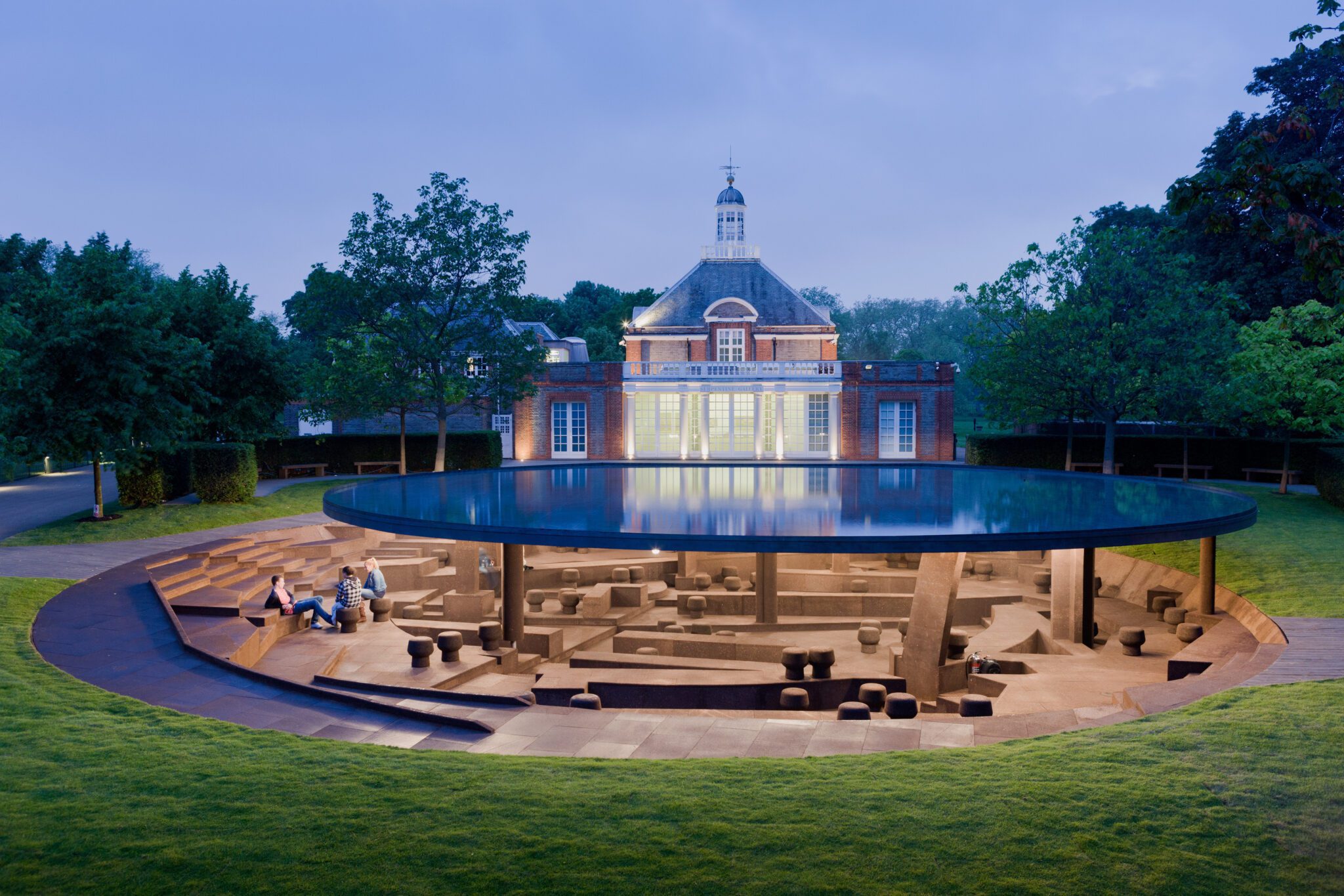 The 2012 Serpentine Pavilion by Herzog & de Meuron and Ai Weiwei.