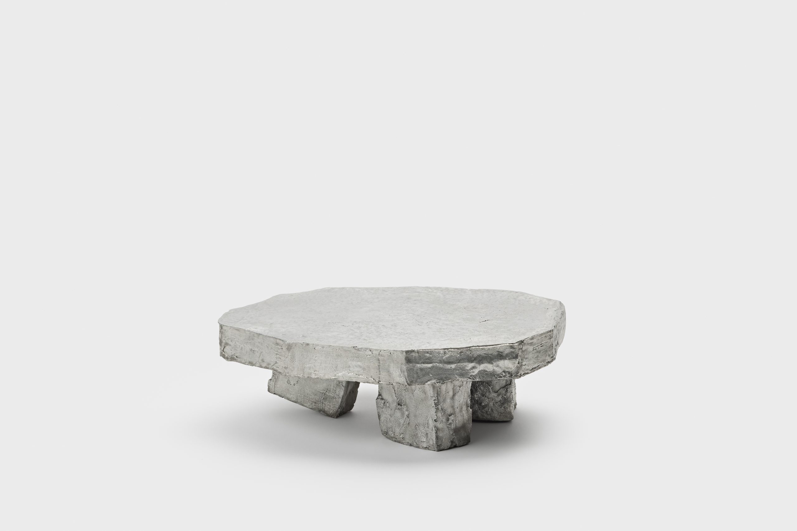 Cast aluminium sculpture from Eunkyung Lee’s Lying on the floor series