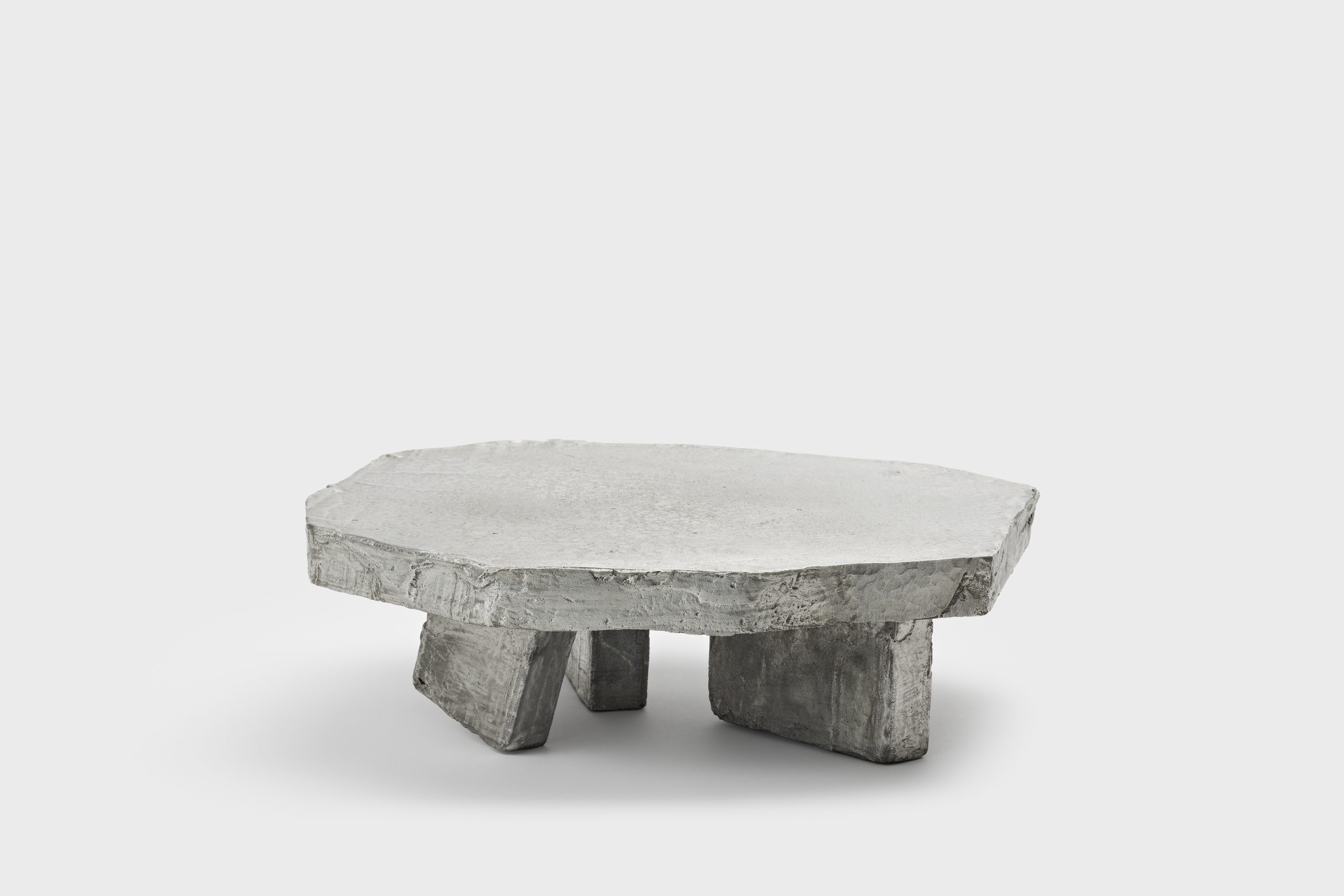 Cast aluminium sculpture from Eunkyung Lee’s Lying on the floor series