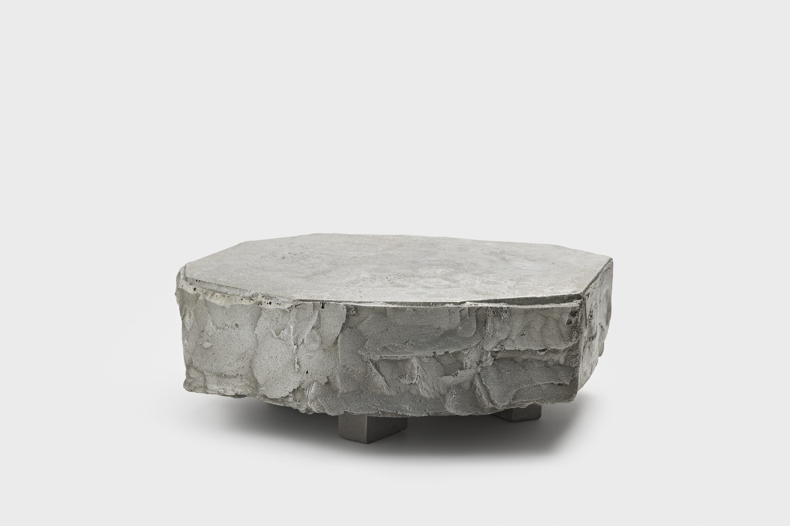 Cast aluminium sculpture from Eunkyung Lee’s Lying on the floor series