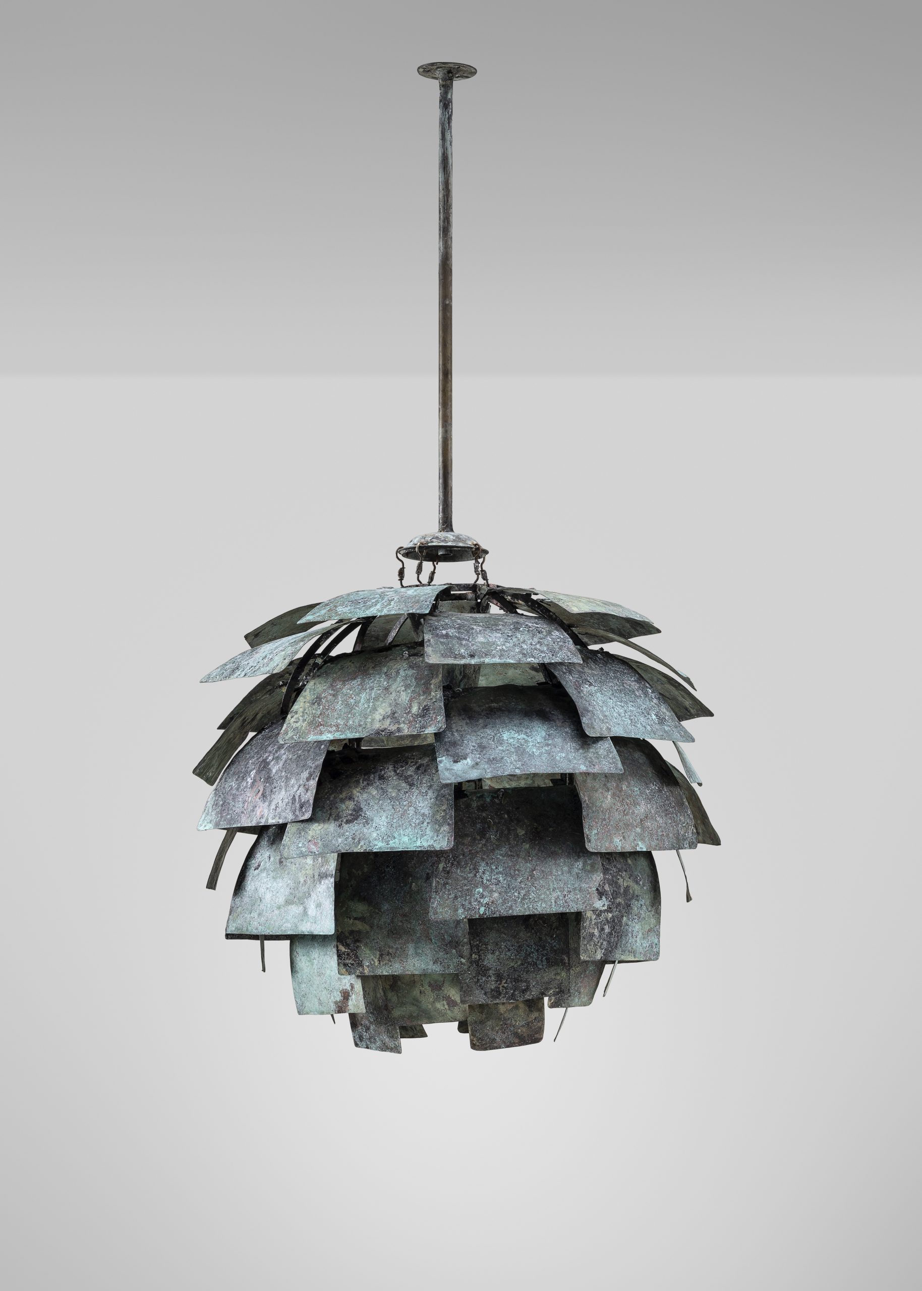 Lunuganga copper pendant lamp