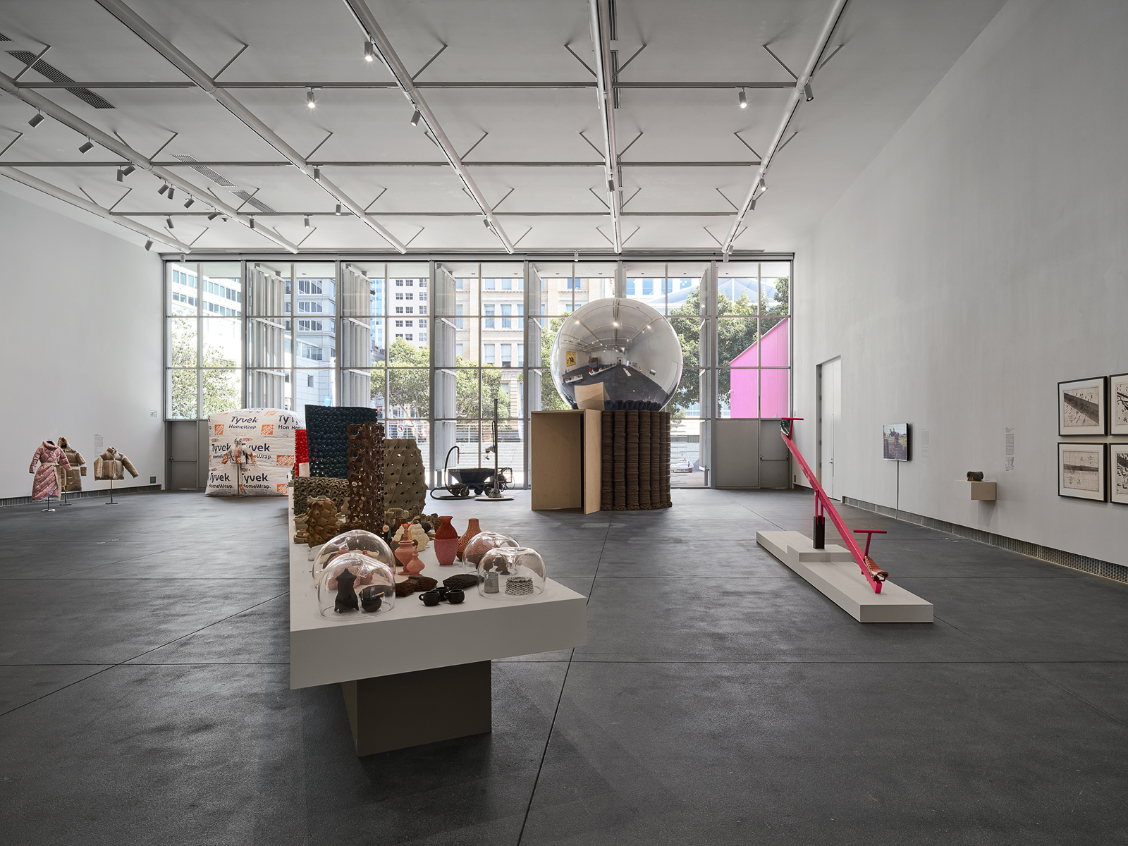 Exhibition installation view of Rael San Fratello: Prototypes and Provocations at YBCA