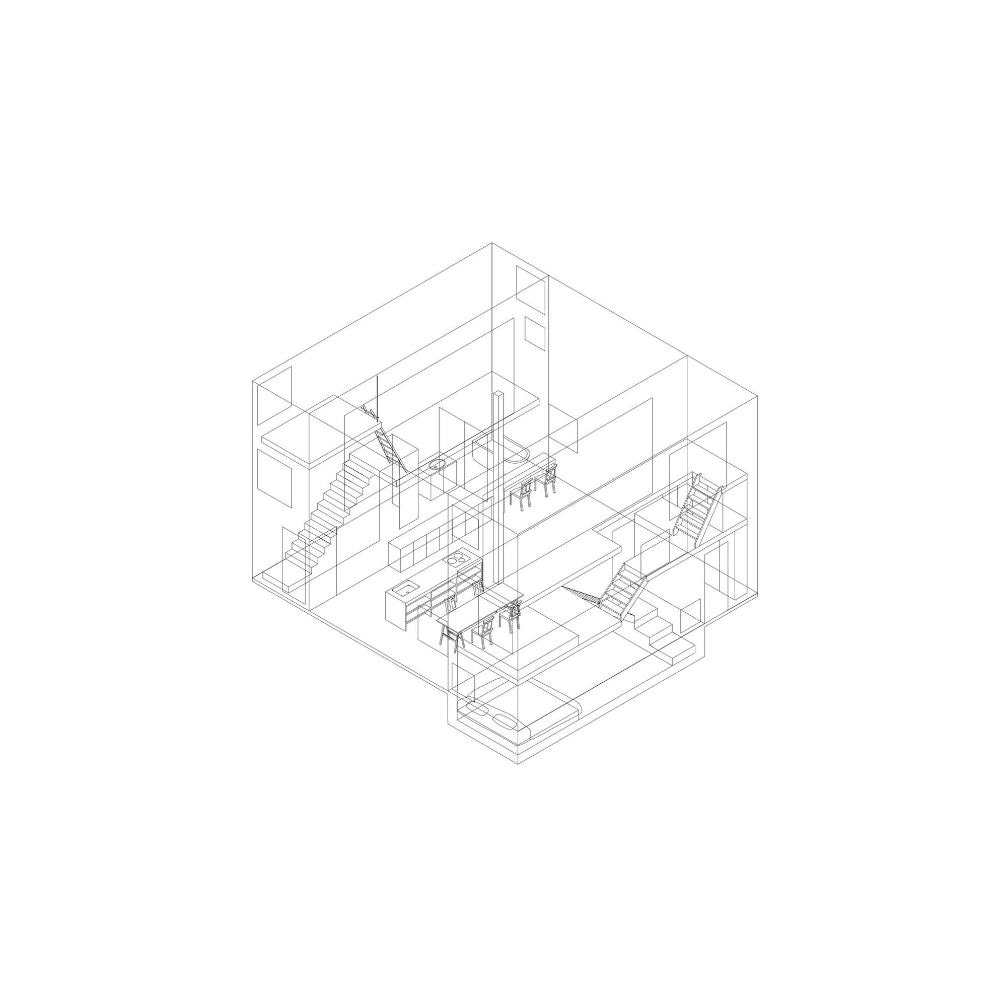 House of Trough — axometoric