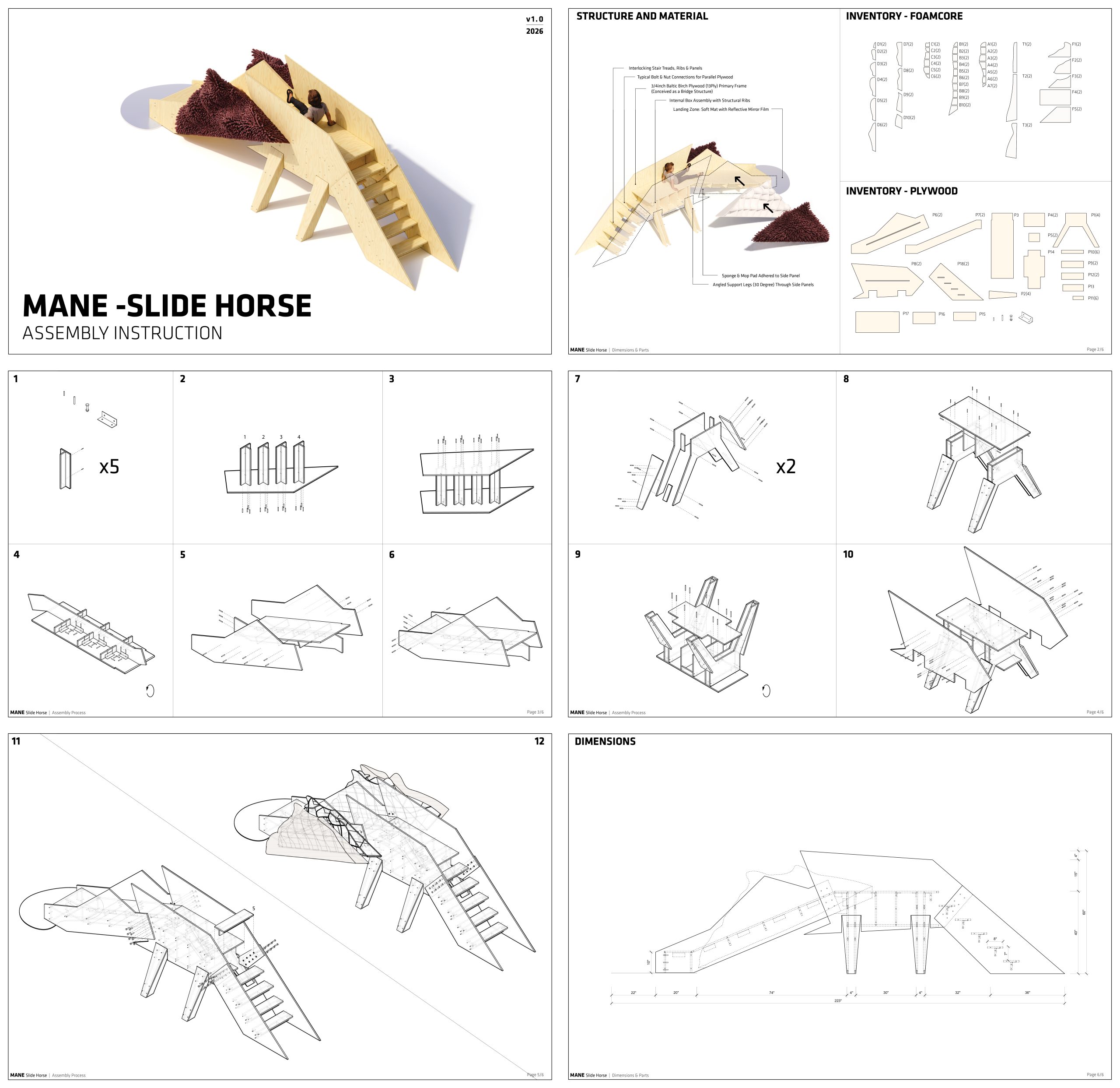Slide Horse Assembly Instruction — The Flatland Horse