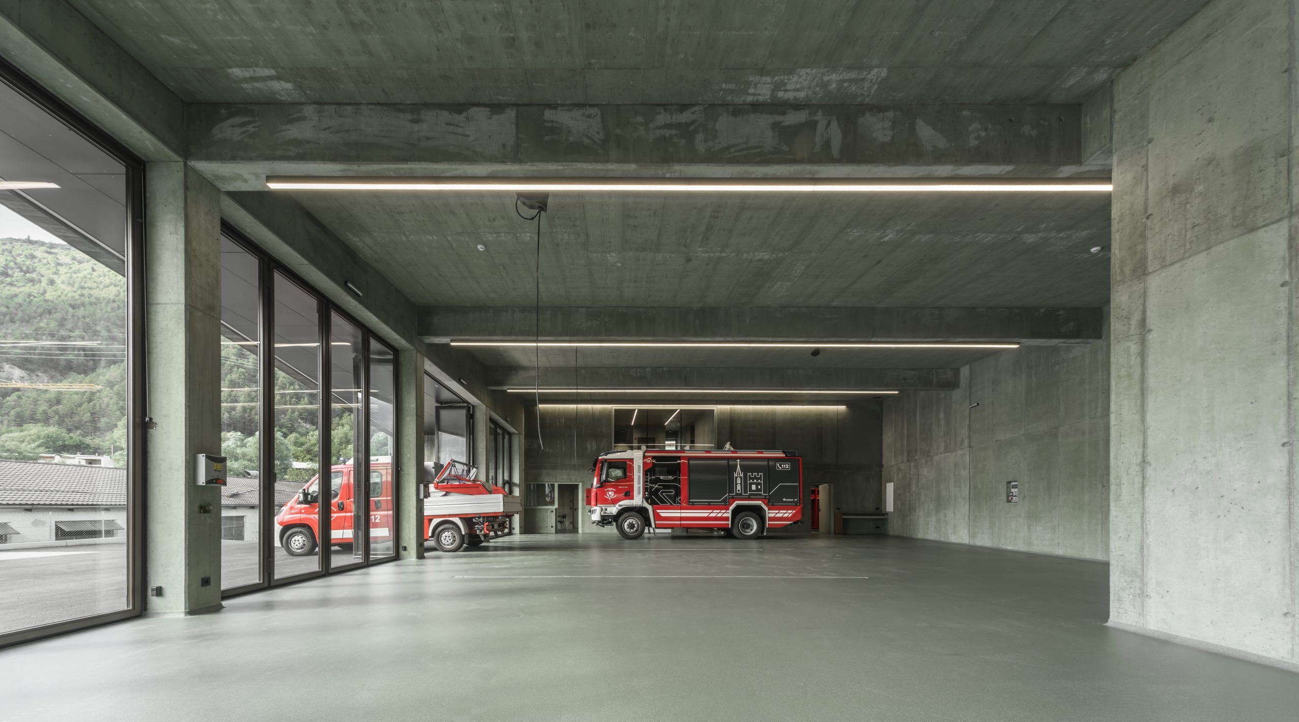 Civil Protection Centre Eyrs/Oris by Roland Baldi Architects, photograph by Oskar Da Riz