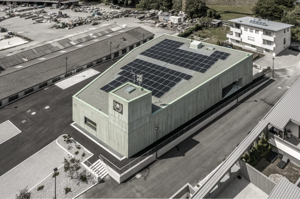 Civil Protection Centre Eyrs/Oris by Roland Baldi Architects, photograph by Oskar Da Riz