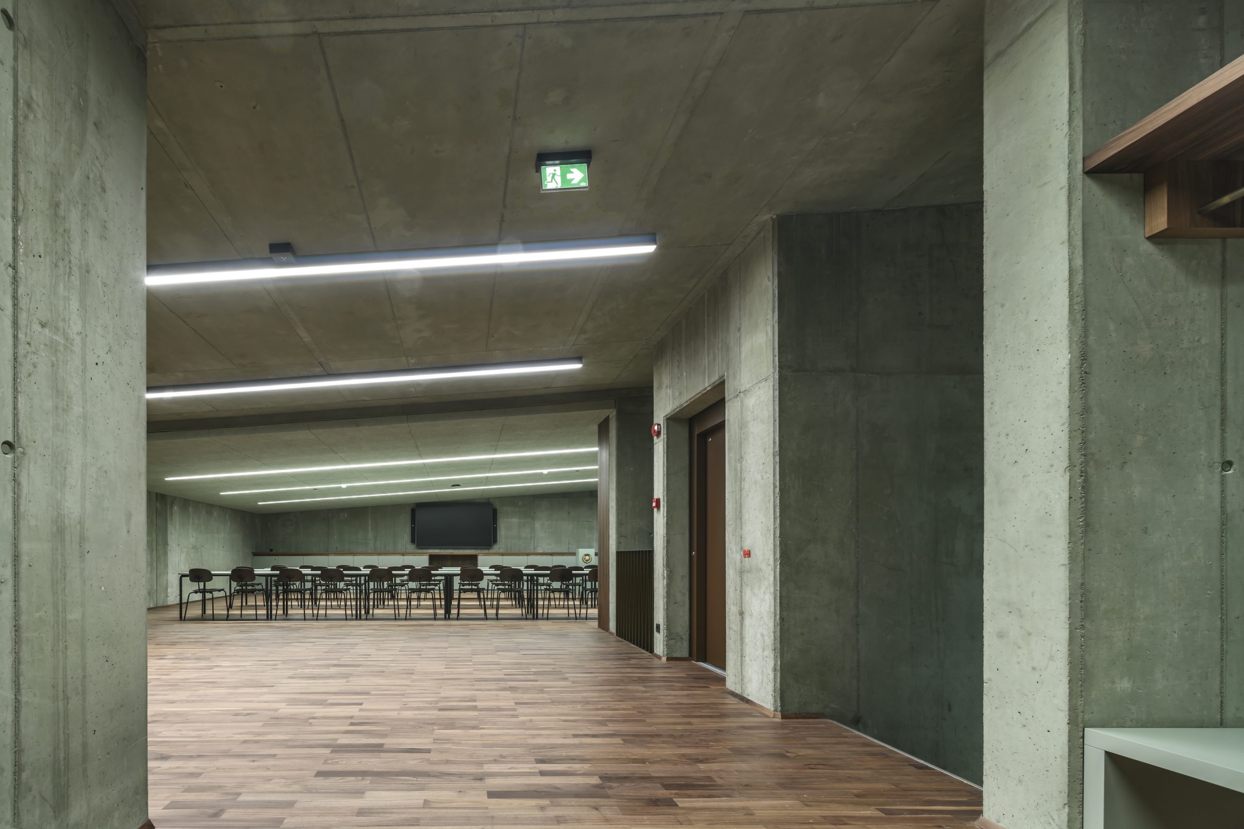 Civil Protection Centre Eyrs/Oris by Roland Baldi Architects, photograph by Oskar Da Riz