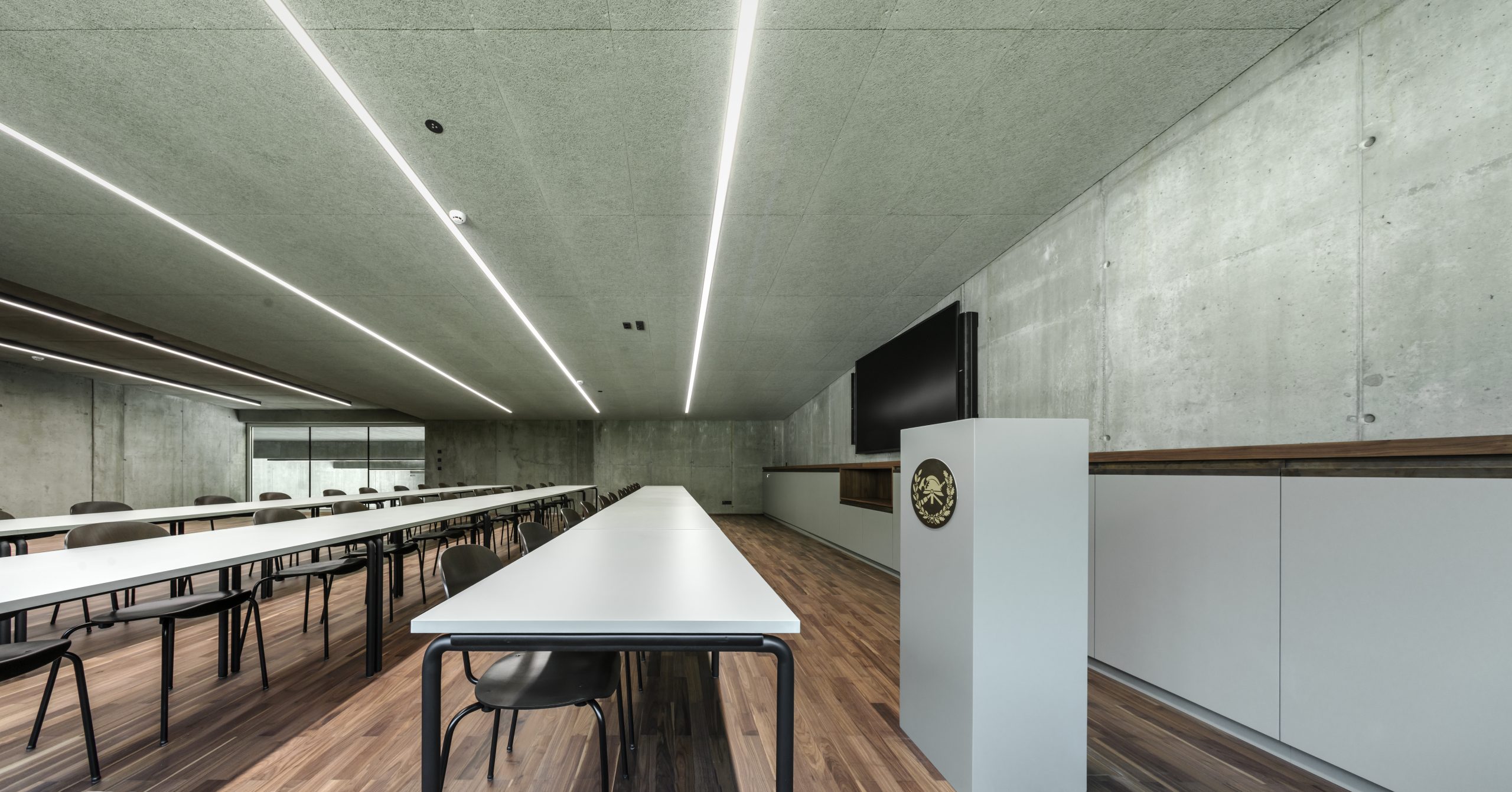 Civil Protection Centre Eyrs/Oris by Roland Baldi Architects, photograph by Oskar Da Riz