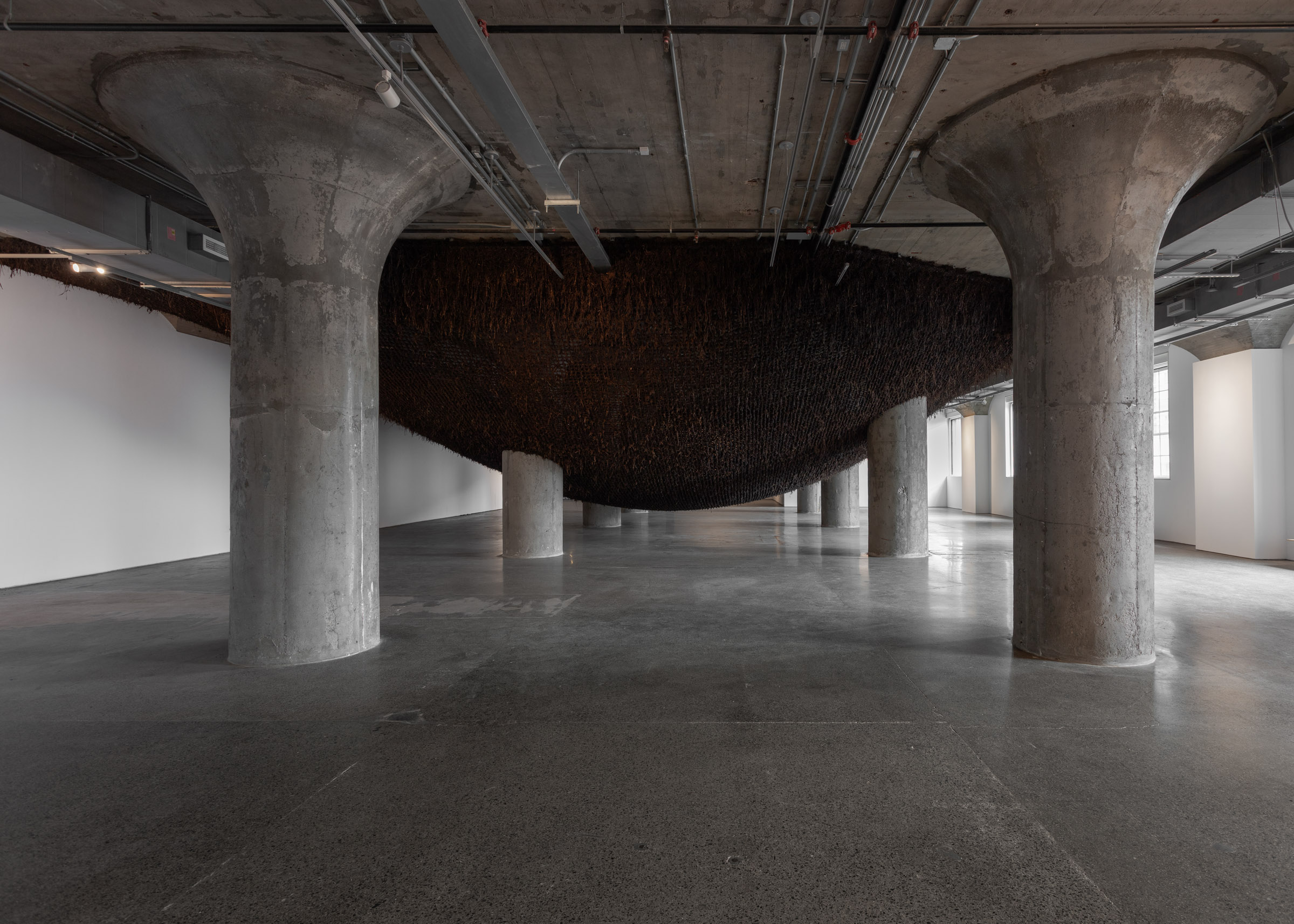 Delcy Morelos, Ombligo, installation view at MOCA Toronto, 2026