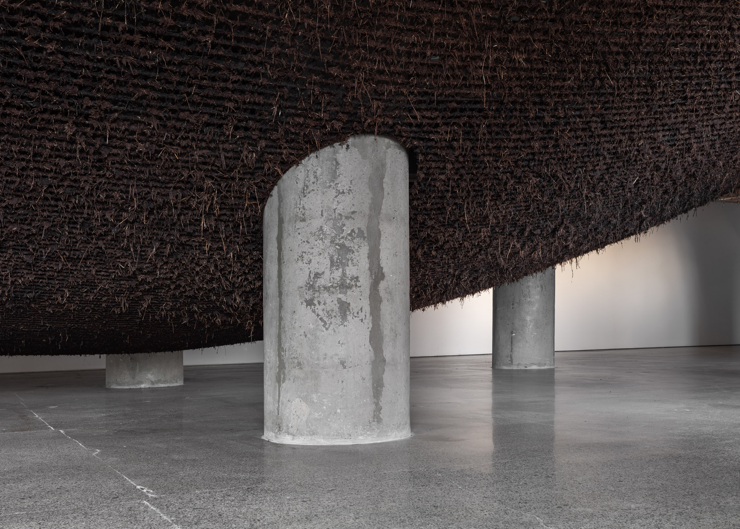 Delcy Morelos, Ombligo, installation view at MOCA Toronto, 2026