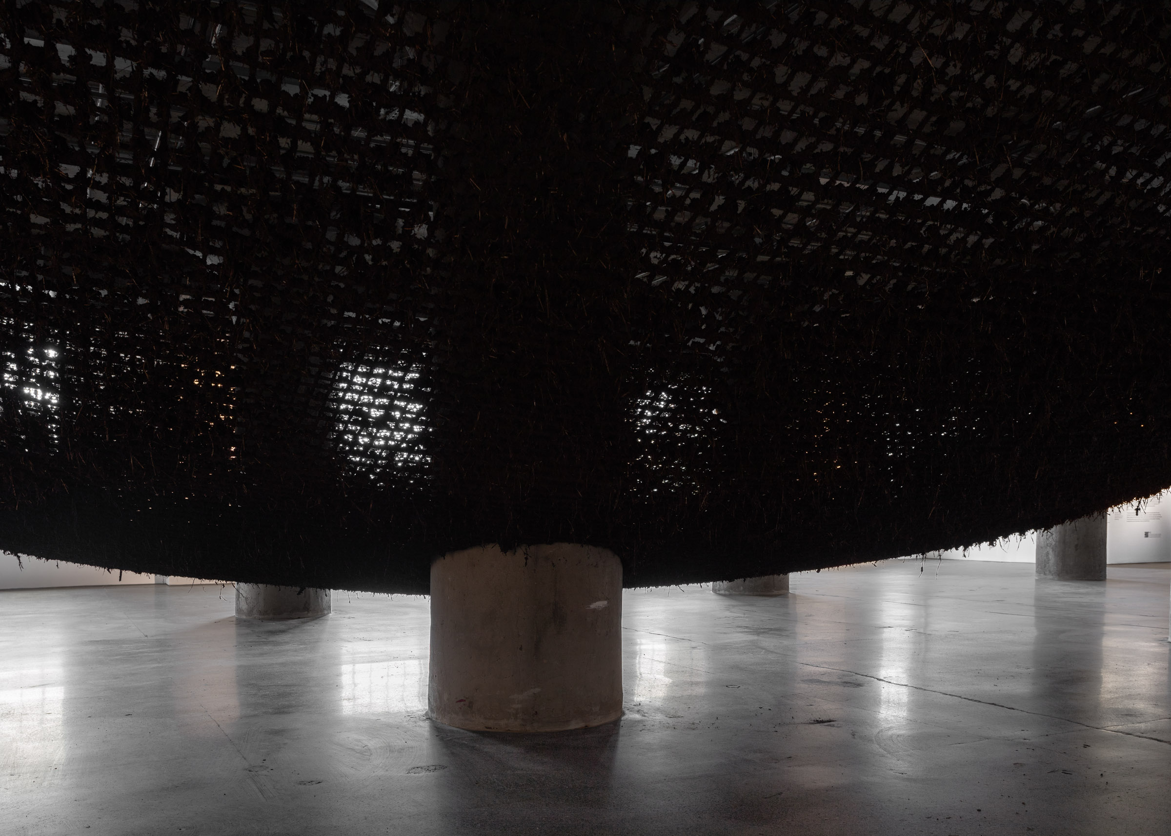 Delcy Morelos, Ombligo, installation view at MOCA Toronto, 2026