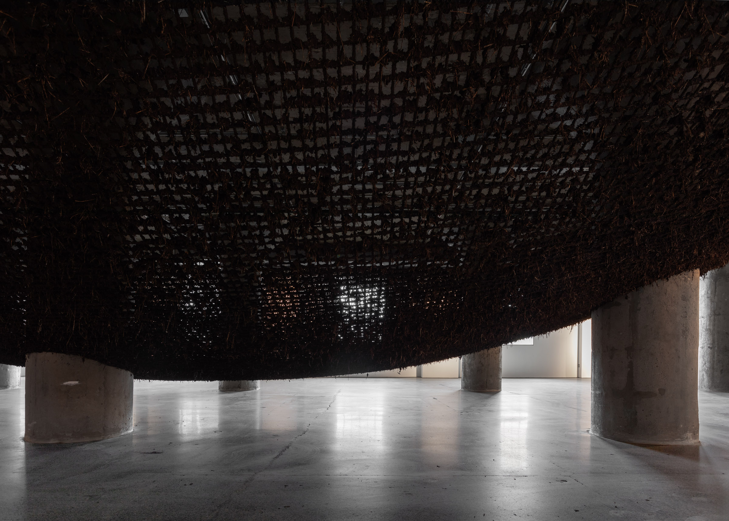 Delcy Morelos, Ombligo, installation view at MOCA Toronto, 2026