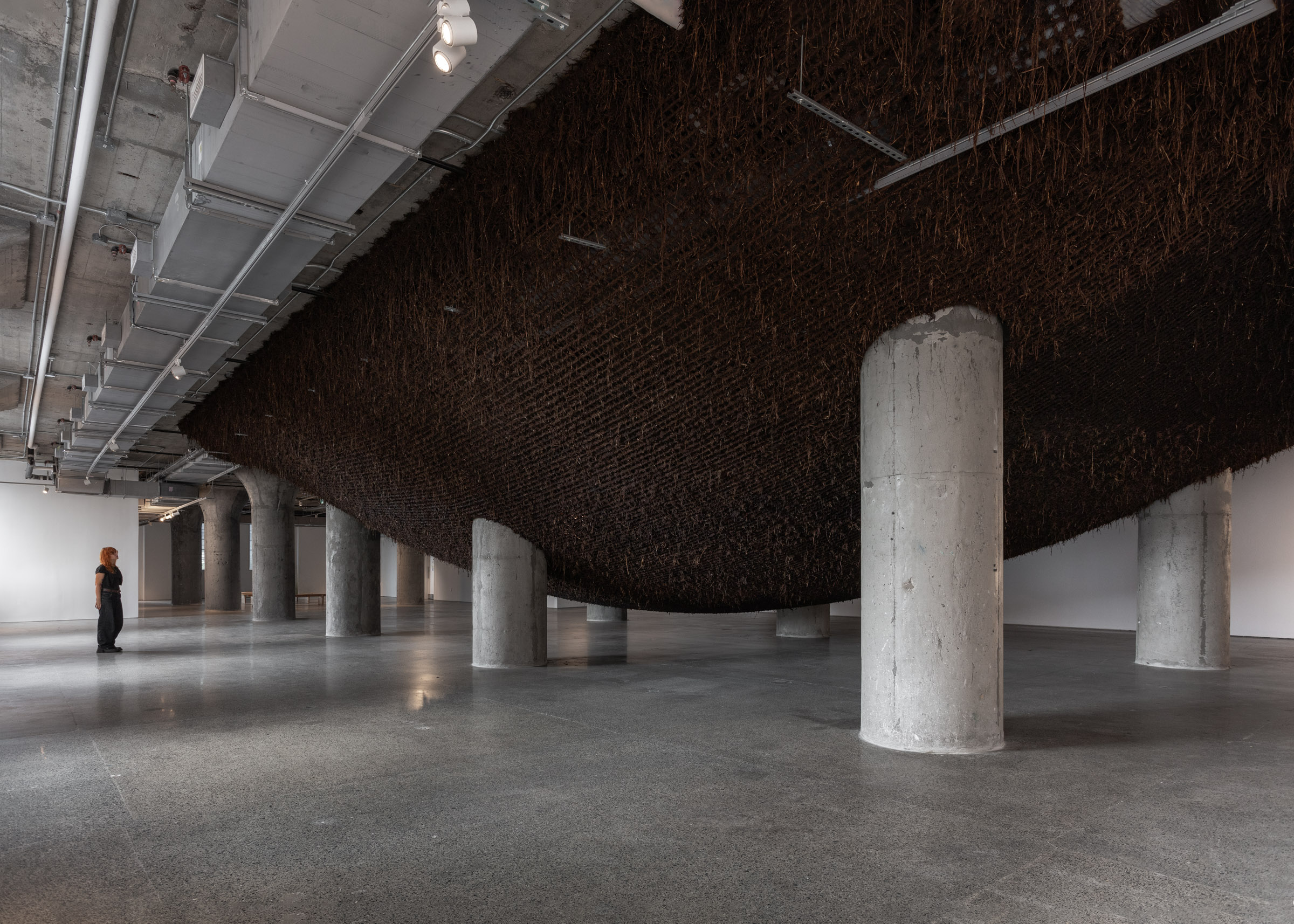 Delcy Morelos, Ombligo, installation view at MOCA Toronto, 2026