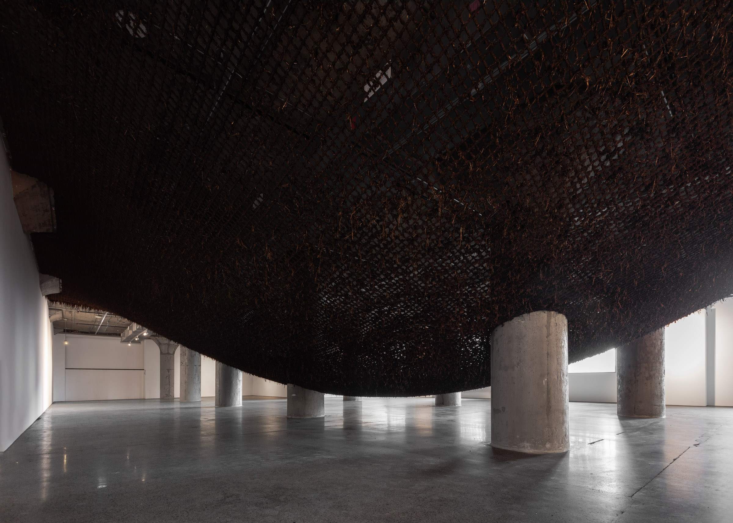 Delcy Morelos, Ombligo, installation view at MOCA Toronto, 2026