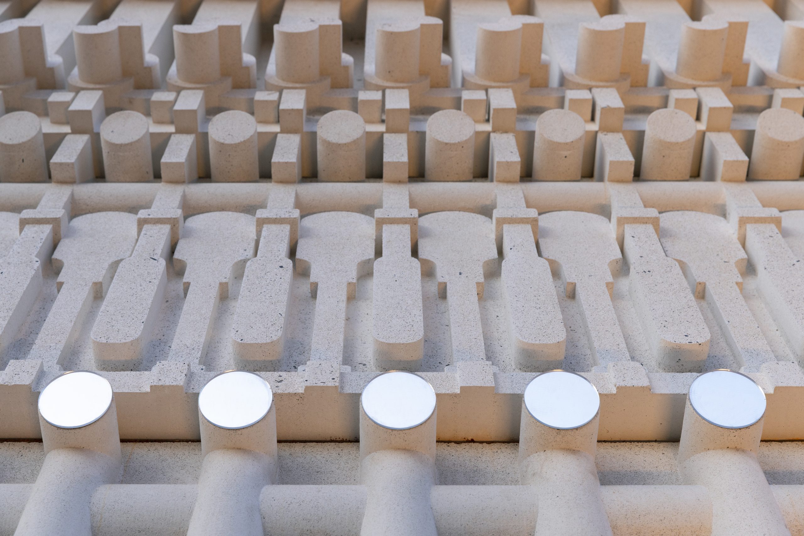 Echo installation by Bureau de Change at Songhyeon Green Plaza, Seoul Biennale 2025
