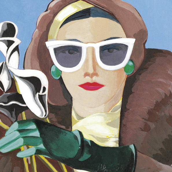 Invitation to a fashion show by Emmanuelle Khanh, 1983