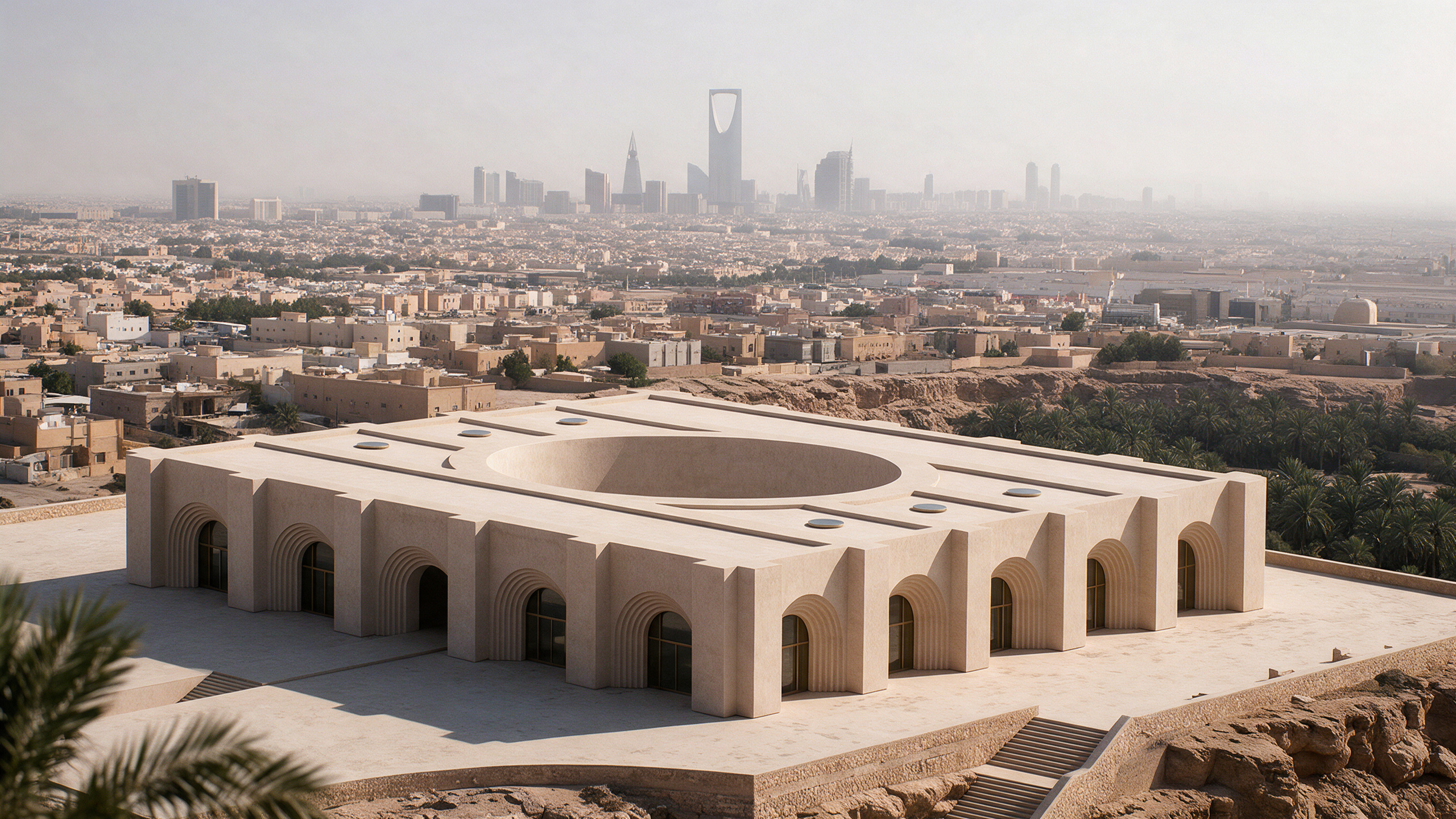 Museum of Contemporary Art Riyadh, museum on the edge of riyadh