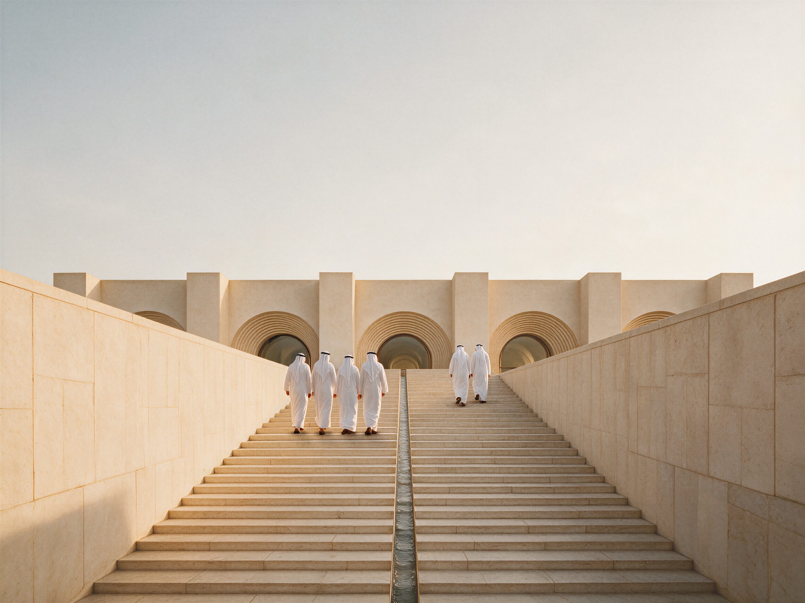 Museum of Contemporary Art Riyadh, stair of arrival