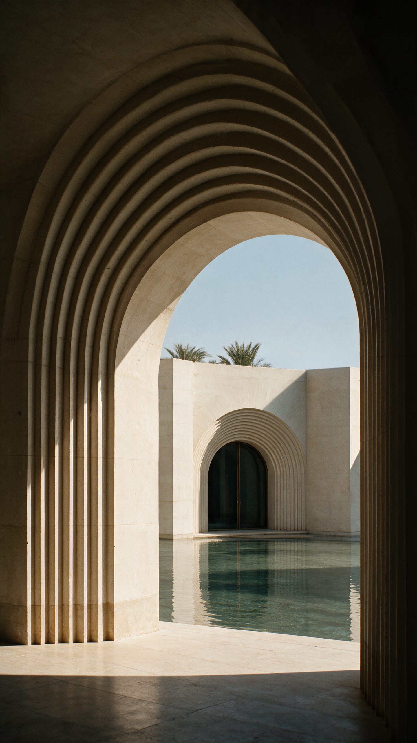 Museum of Contemporary Art Riyadh, arch through arch