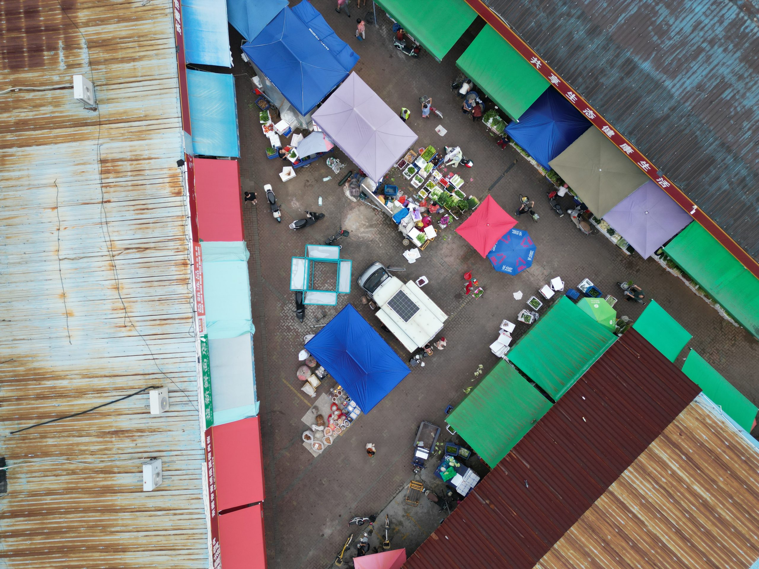 Haogang Comprehensive Market – Aerial View